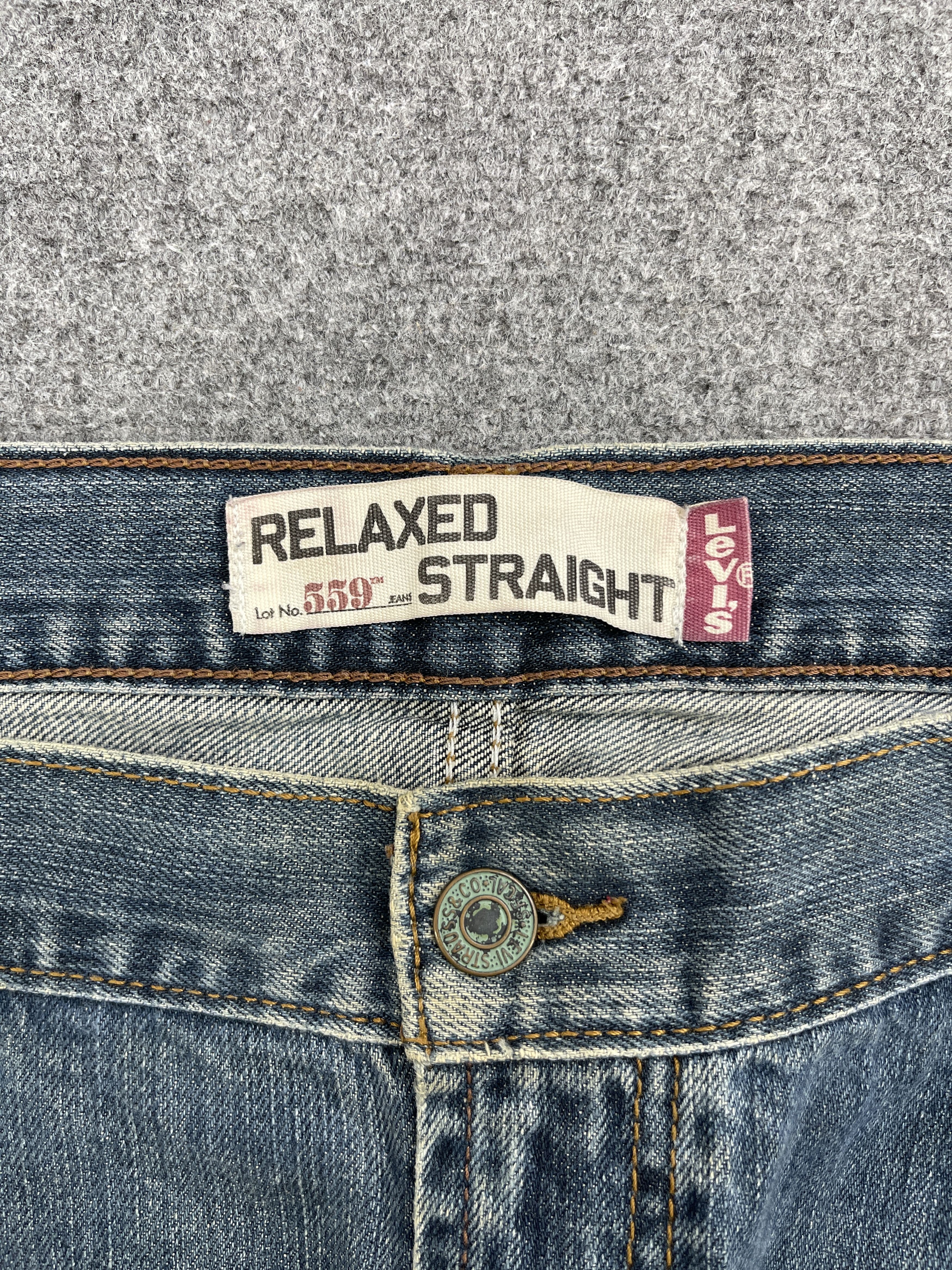 Levi's Faded Blue Vintage Levis 559 Jeans DP2558 Size US 38 / EU 54 - 9 Thumbnail