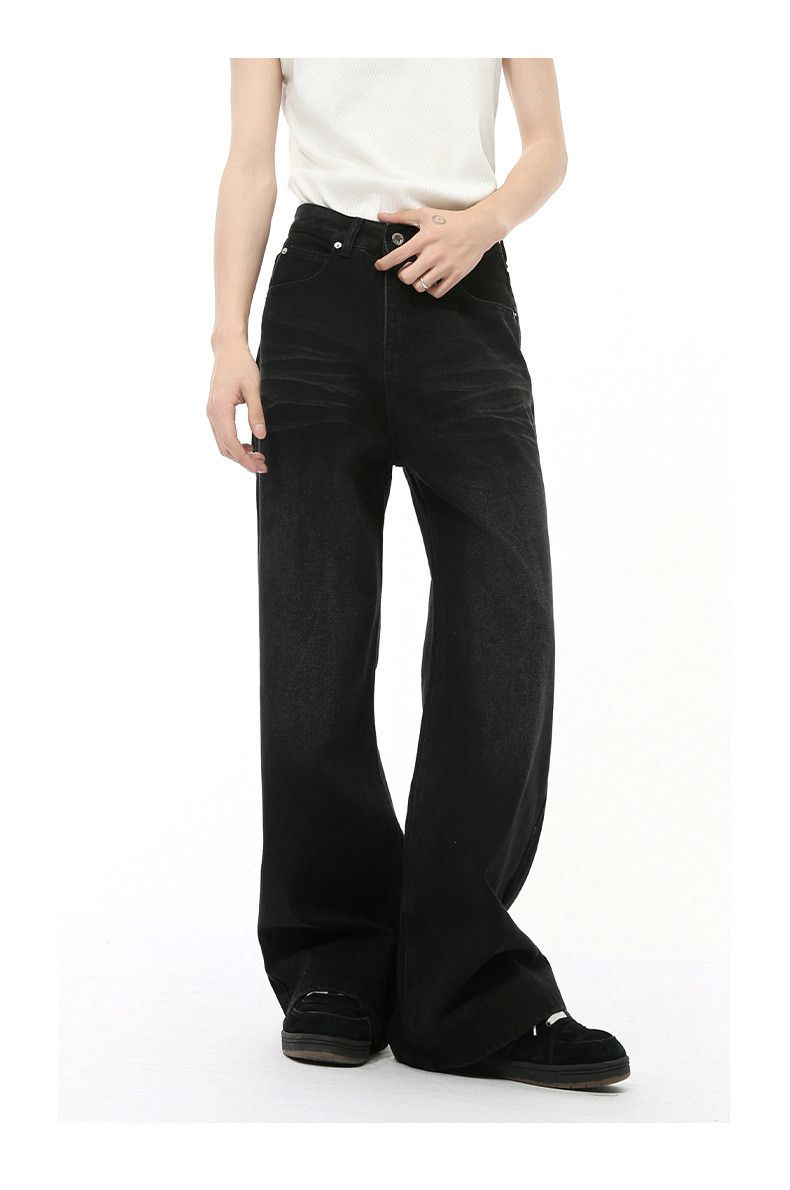 Japanese Brand × Jean American street retro distressed straight loose jeans Size US 32 / EU 48 - 2 Thumbnail