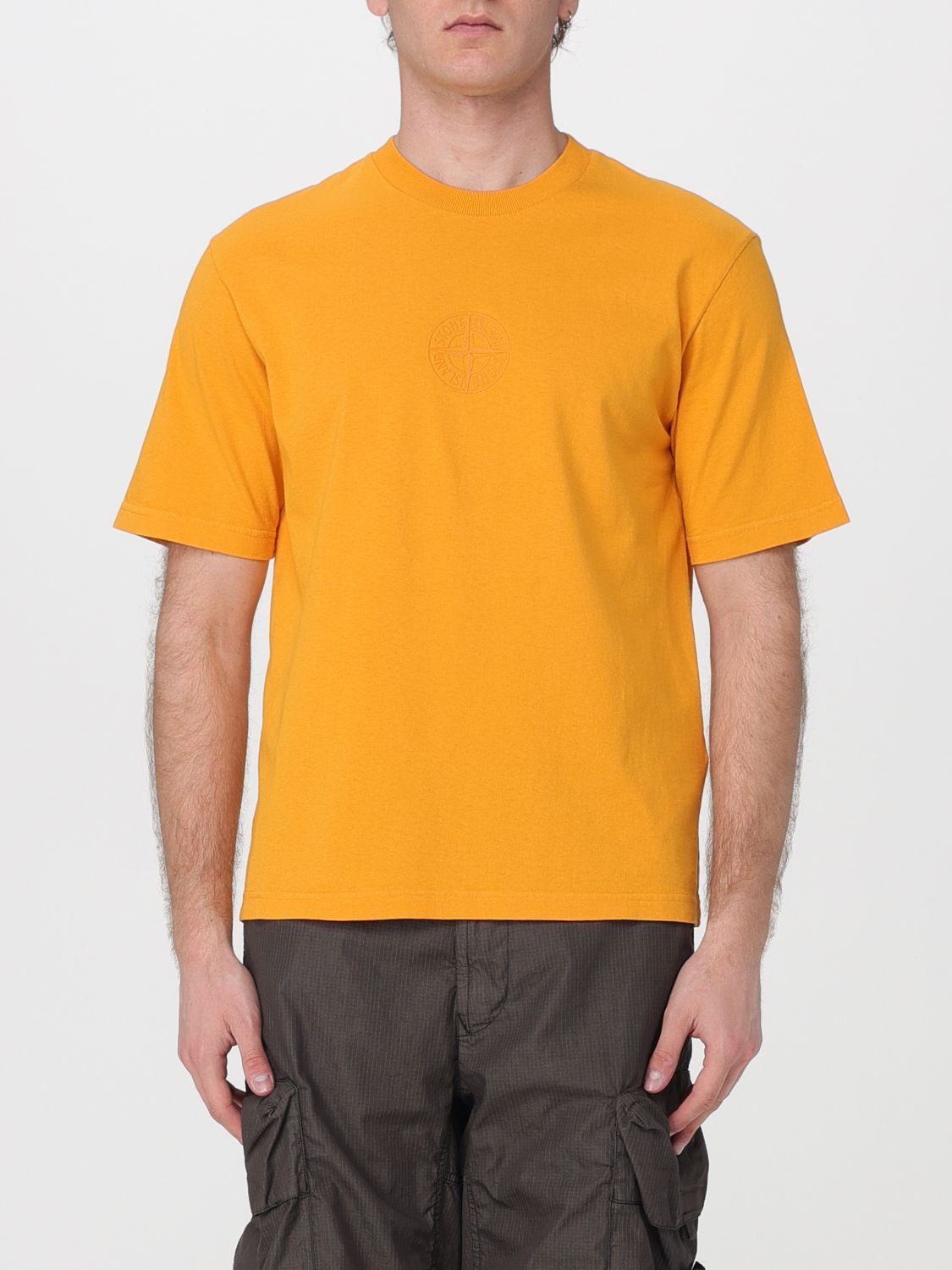 Stone Island Stone Island T-Shirt Men Orange Size US S / EU 44-46 / 1 - 1 Thumbnail