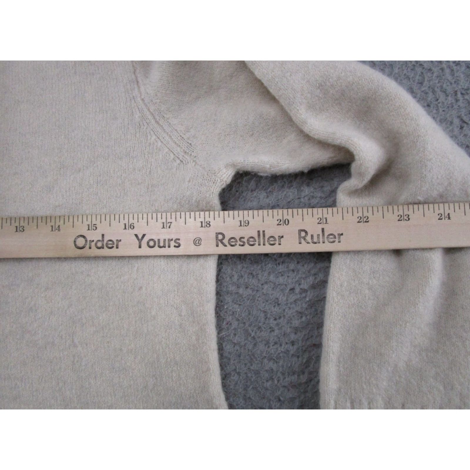 Madewell Madewell Women's Turtleneck Pullover Knit Lightweight Sweater M Alpaca Ivory Knit Pullover Lightweight Casual Fall Winter Spring Womens Size M / US 6-8 / IT 42-44 - 7 Thumbnail