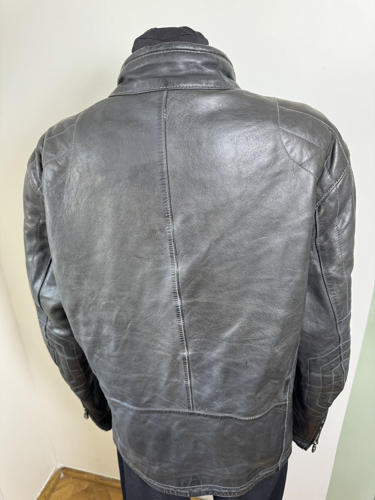 Joop! Joop! Jeans Black Lambskin Leather Biker Jacket Vintage 52 Size US L / EU 52-54 / 3 - 7 Thumbnail