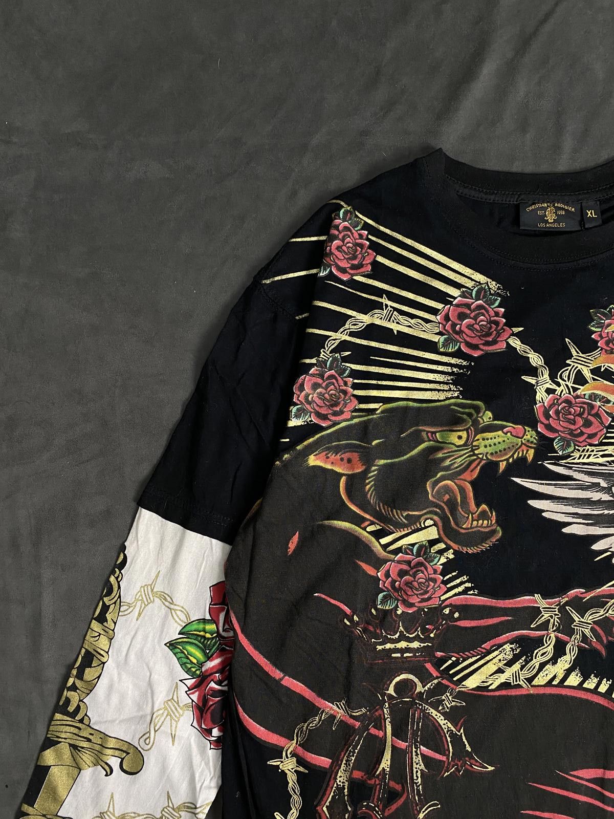 Ed Hardy Christian Audigier Ed Hardy Y2K Vintage Long Sleeve Top XL Size XL / US 12-14 / IT 48-50 - 3 Thumbnail