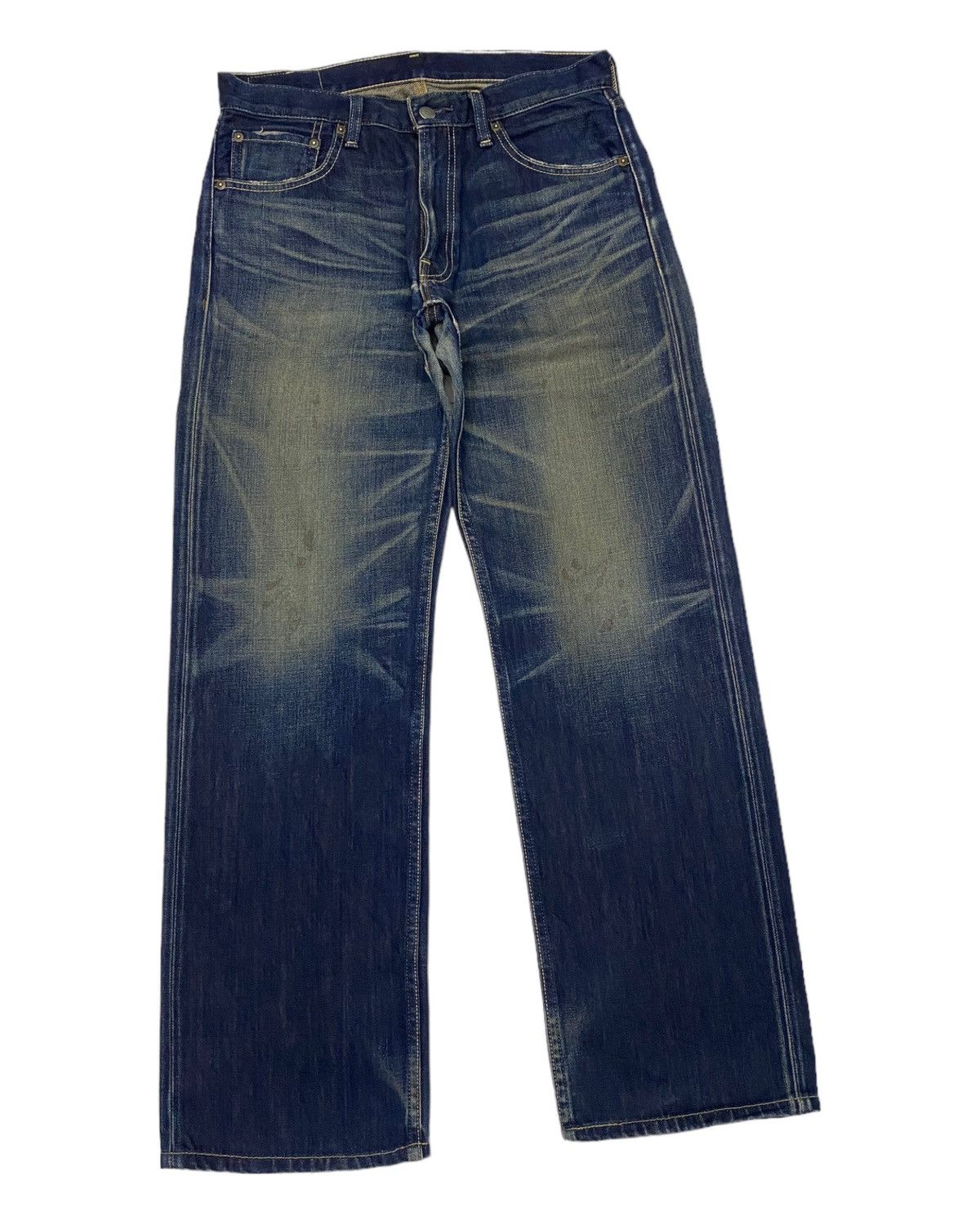 Levi's × Vintage LEVIS 503 MUD WASH BAGGY DISTRESSED SELVEDGE DENIM JEANS Size US 31 - 3 Thumbnail