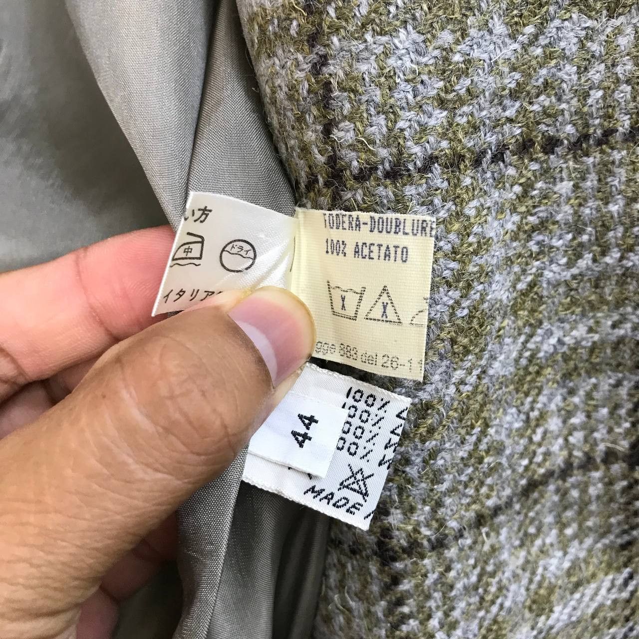 Herno HERNO DOUBLE BREASTED CHECKERED JACKET SIZE 44 MADE ITALY Size US S / EU 44-46 / 1 - 6 Thumbnail