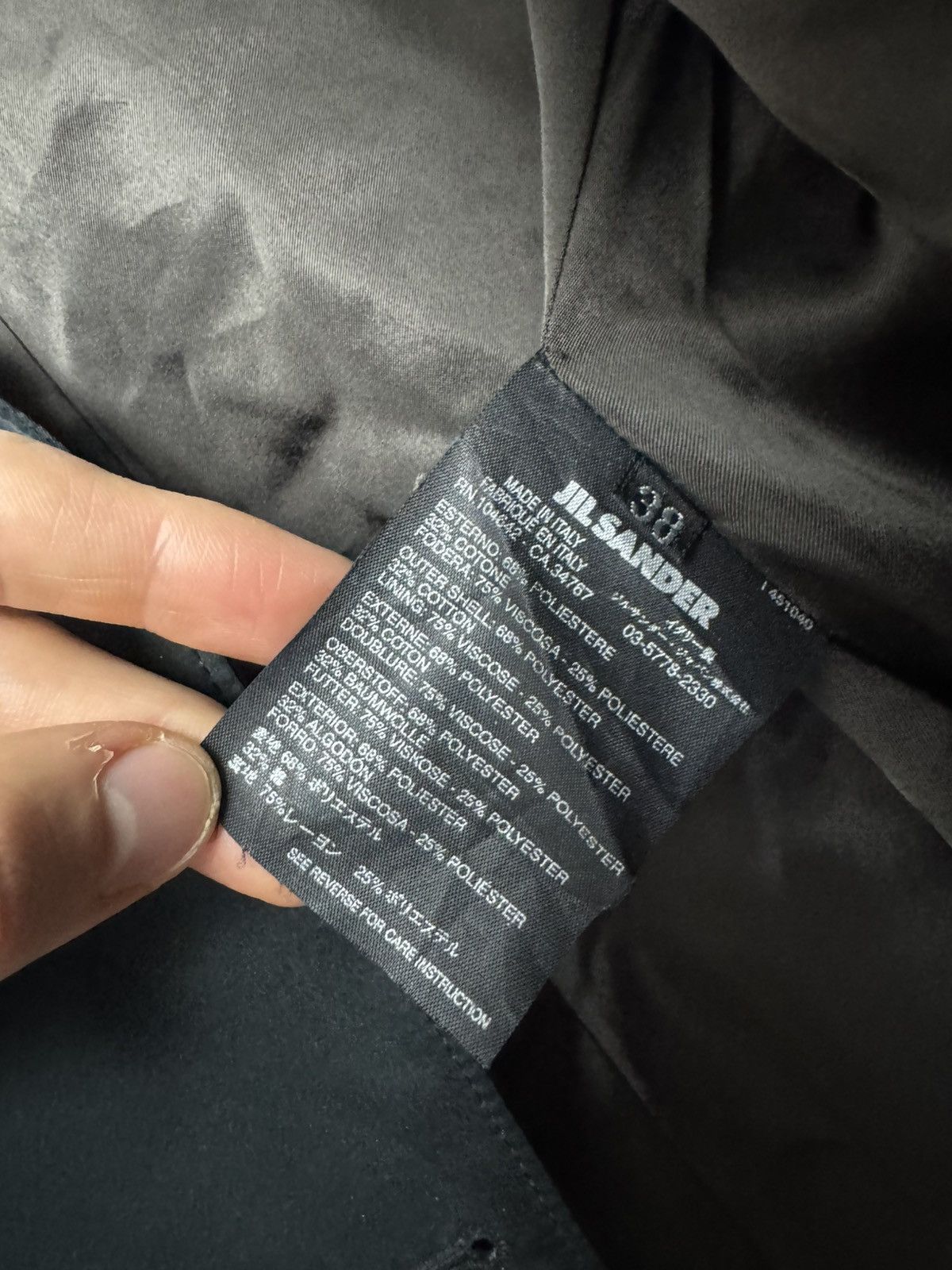 Jil Sander Jil Sander Blazer Women Jacket Cropped Luxury Bllack Rare Size XS / US 0-2 / IT 36-38 - 6 Thumbnail