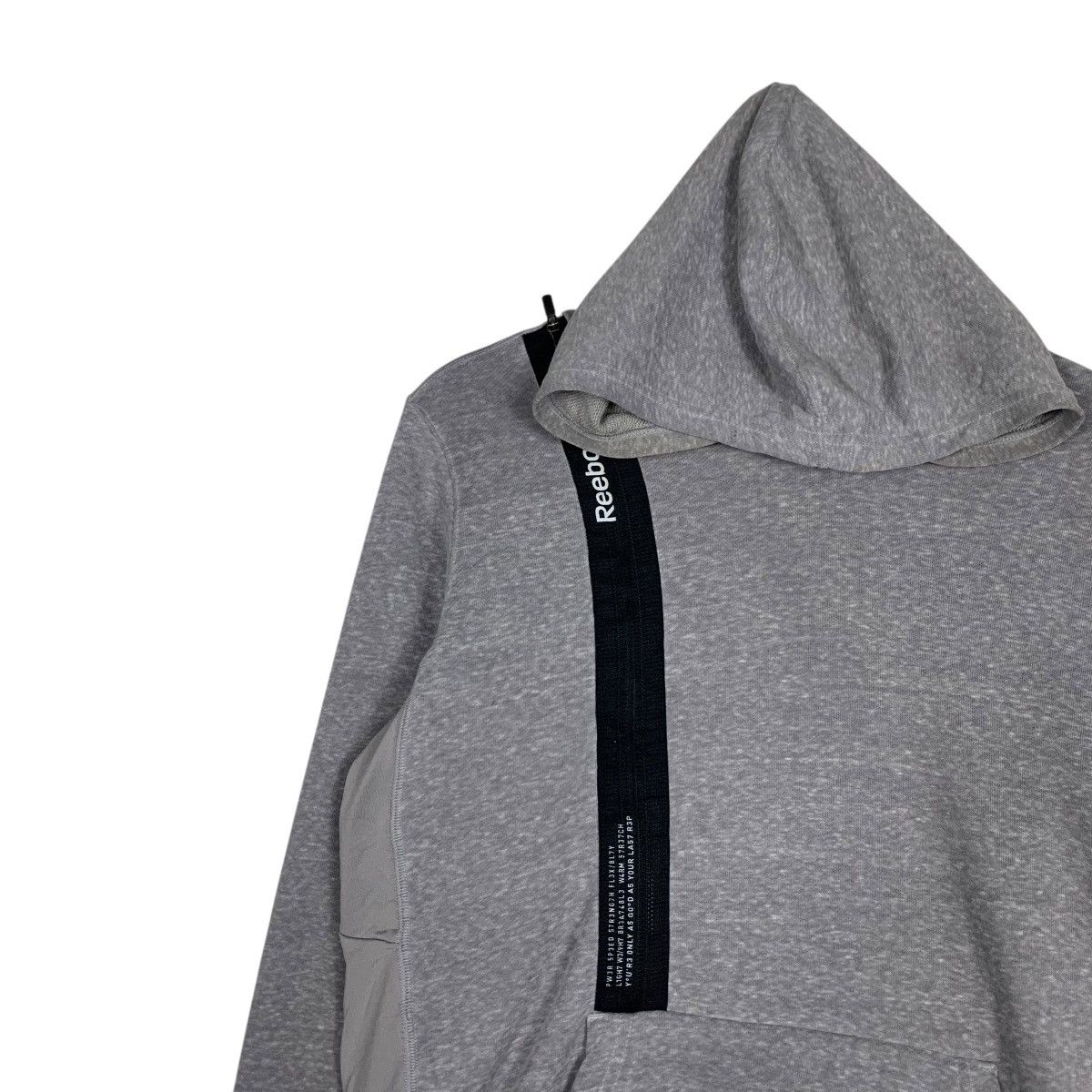 Reebok REEBOK Asymmetrical Half Zip Pullover Hoodies #1522-C68 Size US S / EU 44-46 / 1 - 6 Thumbnail