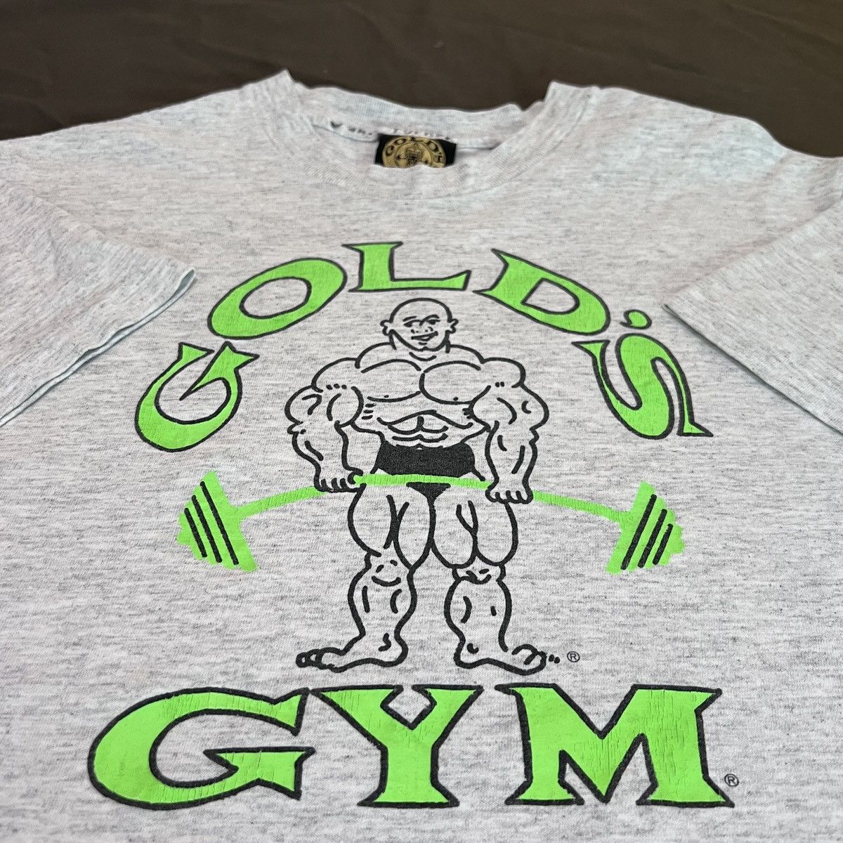 Vintage Vintage 90s Gold’s Gym Fitness Promo Tee Shirt Size US M / EU 48-50 / 2 - 1 Thumbnail