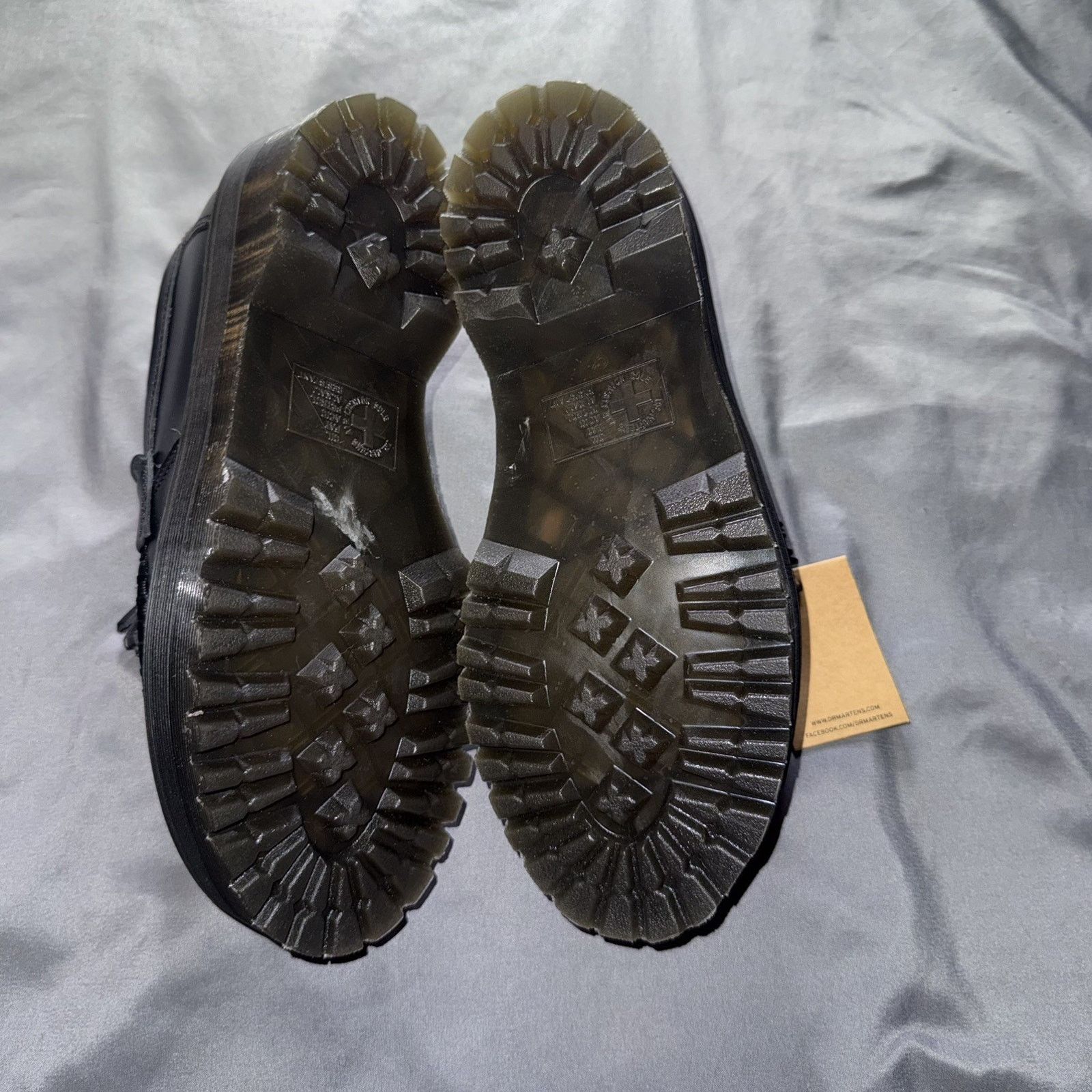 Dr. Martens Dr. Martens Unisex Adrian Black Leather Loafers USM6 USL7 Size US 7 / IT 37 - 7 Thumbnail