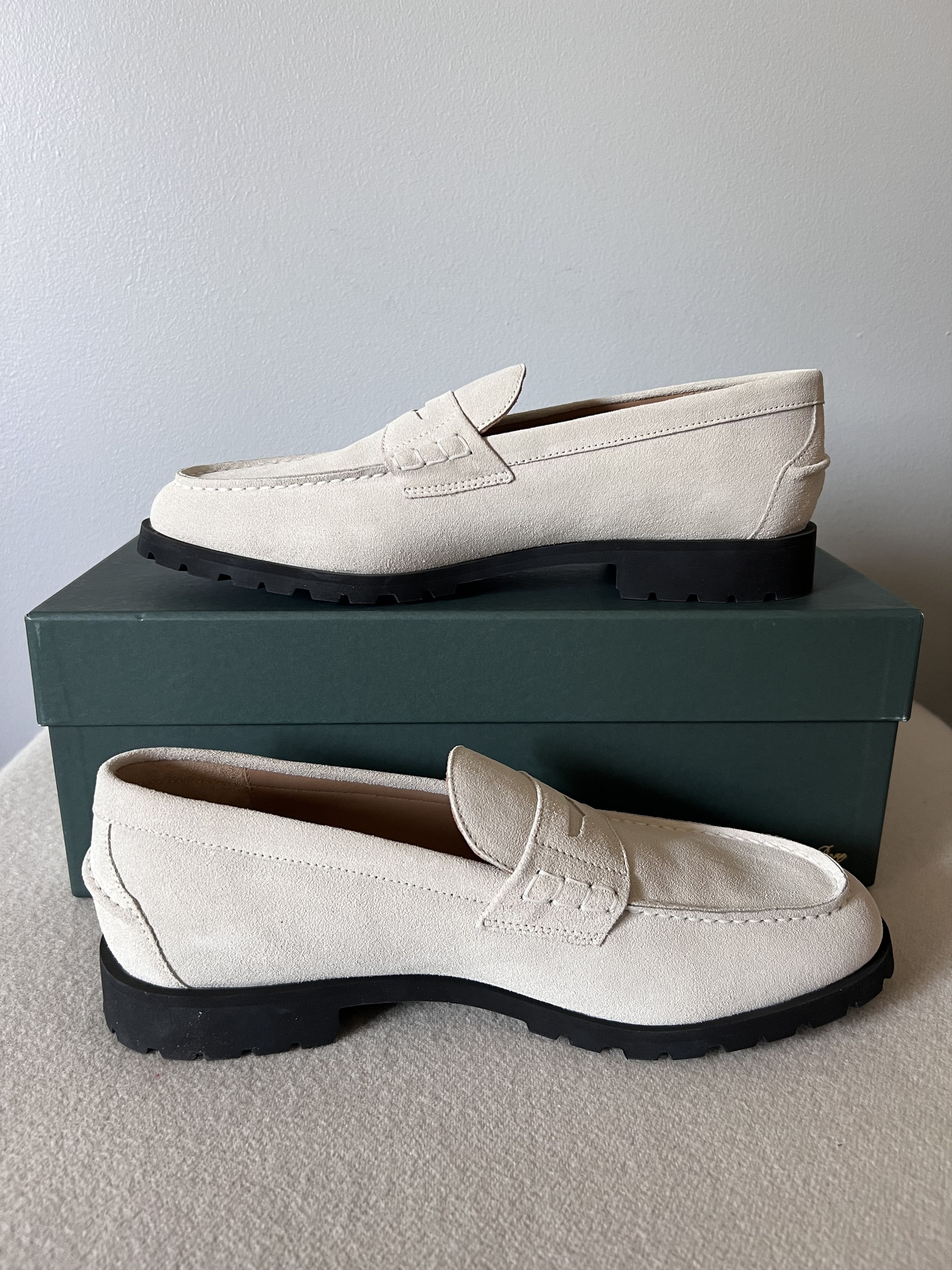 Aime Leon Dore Aime Leon Dore Country Suede Loafer in Bone White Size US 9 / EU 42 - 3 Thumbnail