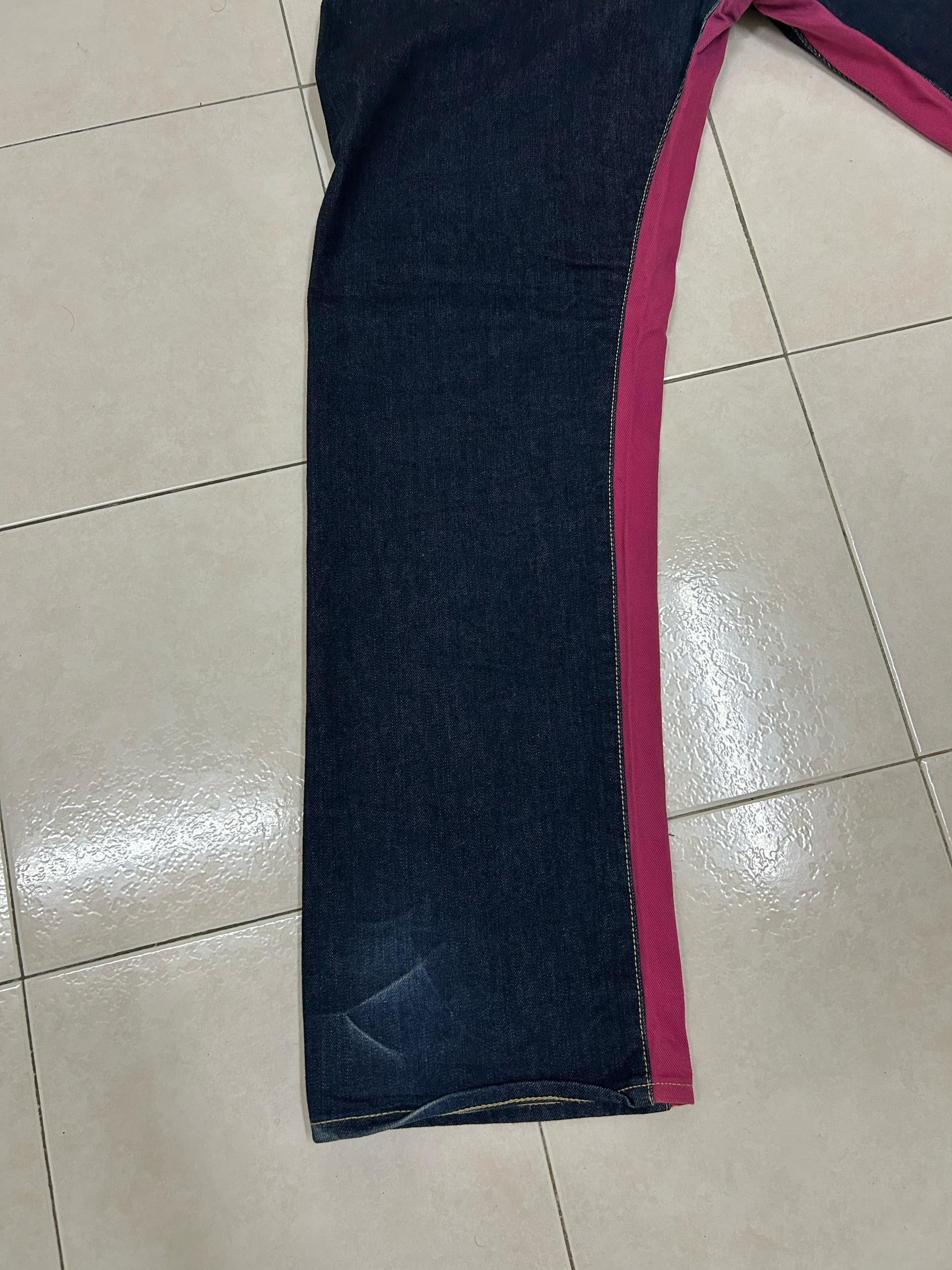 Tommy Hilfiger 💥Rare💥 Evisu Inspired Tommy N.Y.C Denim Size US 37 - 15 Thumbnail