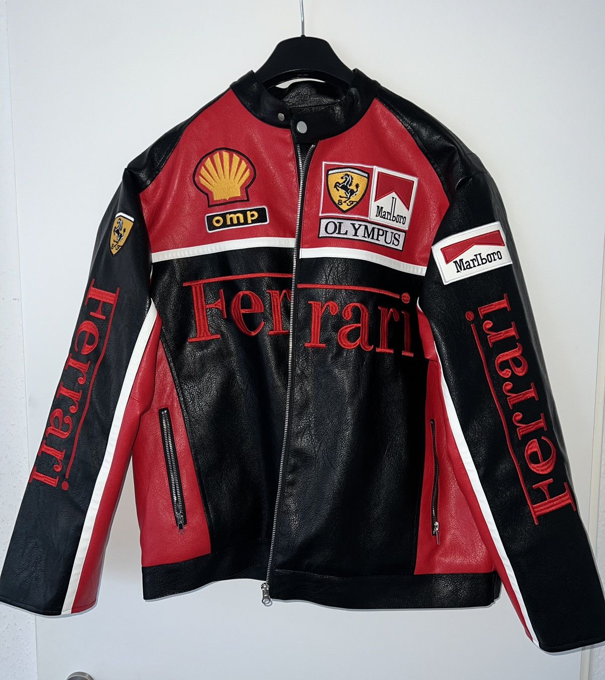Other × Vintage Ferrari Racing leather Jacket Size US M / EU 48-50 / 2 - 4 Thumbnail