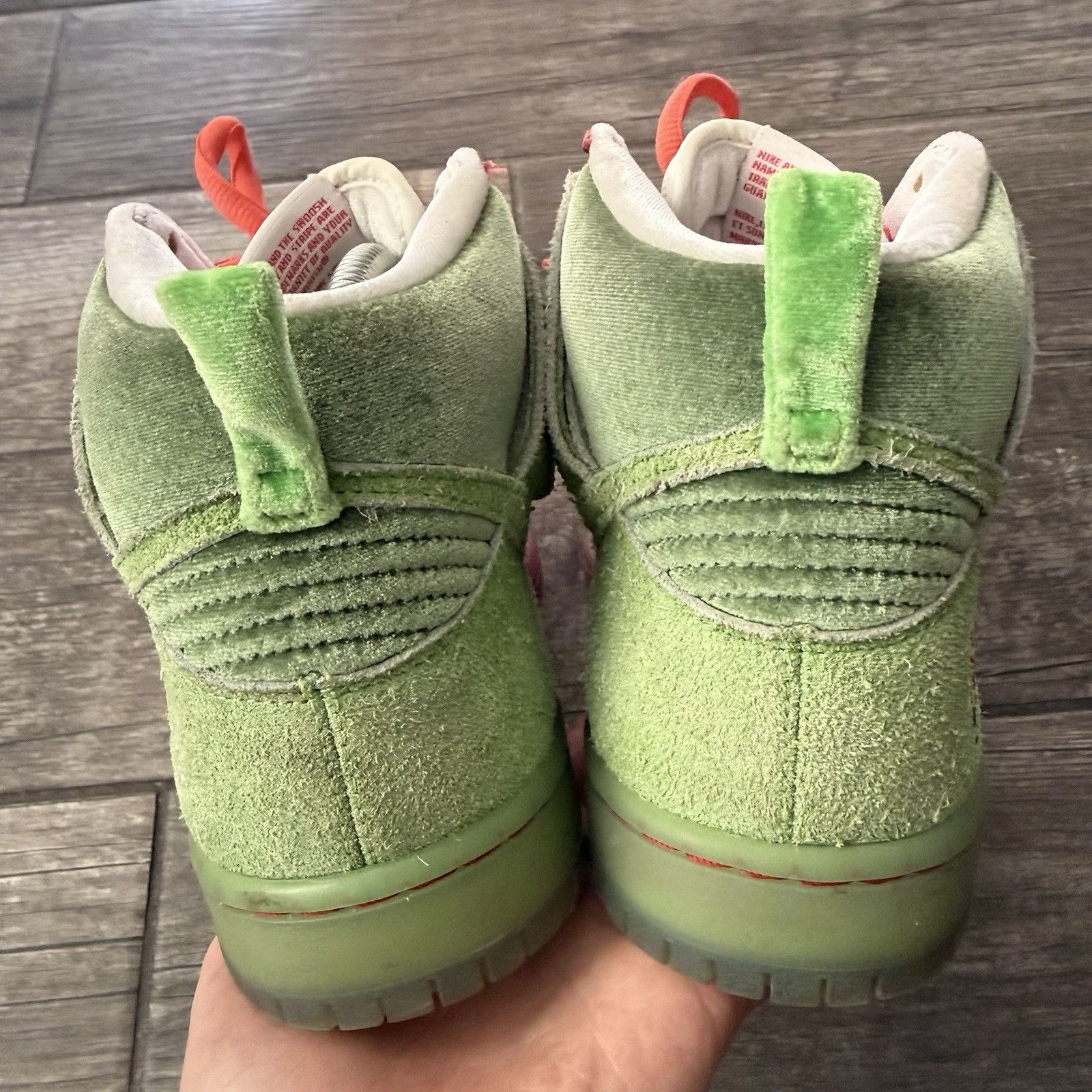 Nike SB NIKE SB DUNK HI STRAWBERRY COUGH SZ 8 GREEN RED SNEAKERS NO Size US 8 / EU 41 - 9 Thumbnail