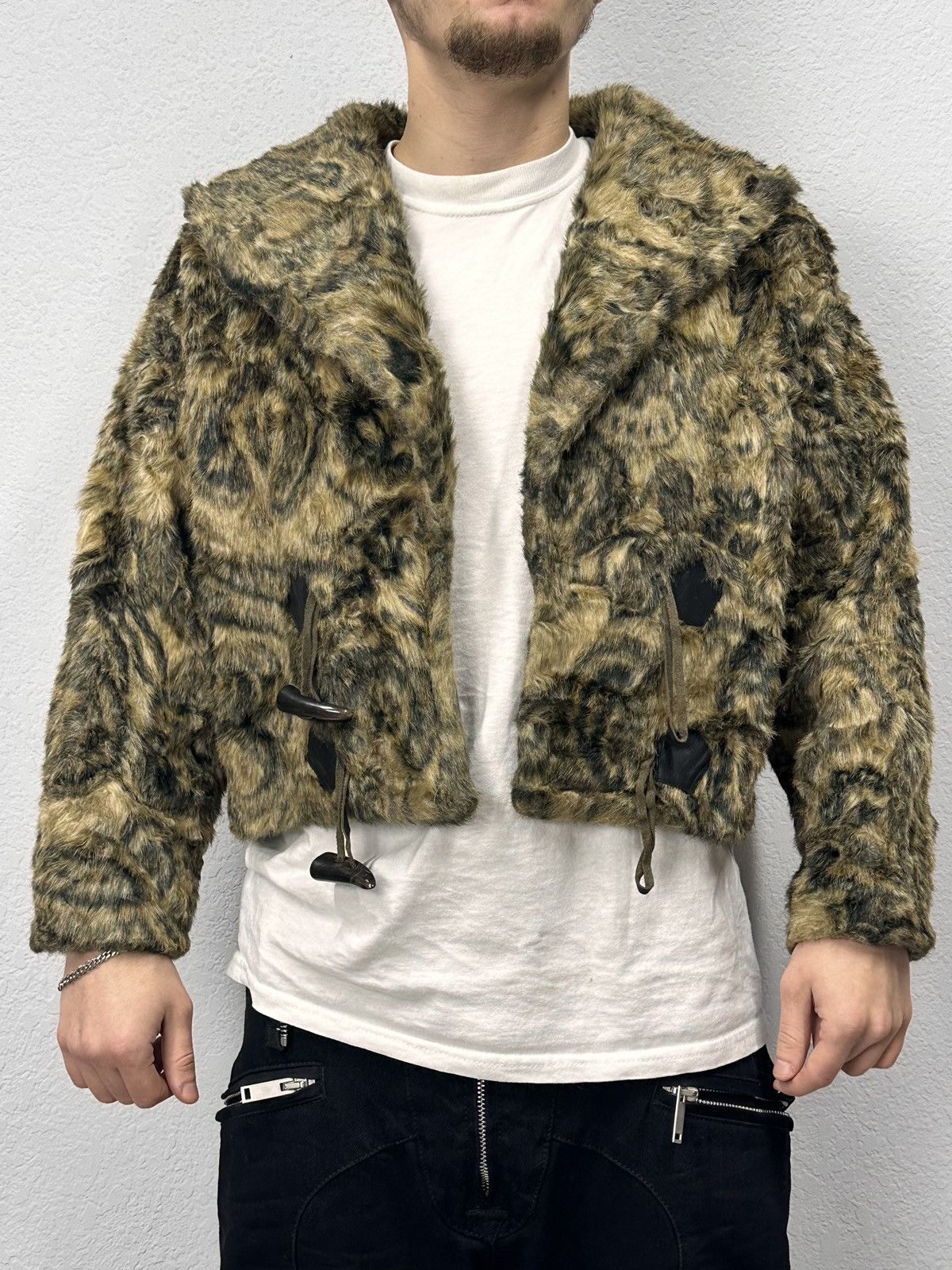 If Six Was Nine Vintage Brown Leopard Y2K Junya Watanabe LGB Avantgarde Size US M / EU 48-50 / 2 - 1 Thumbnail
