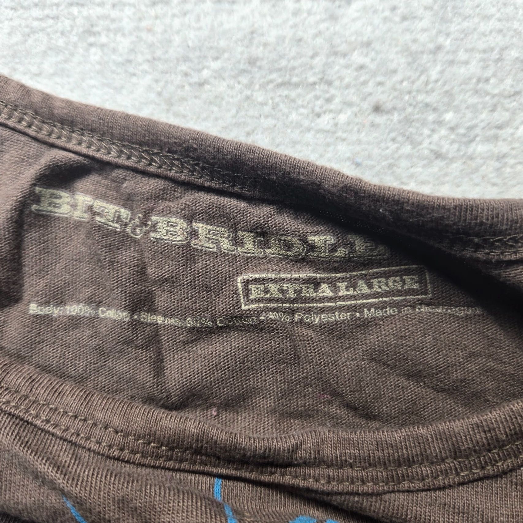 Vintage Bit & Bridle Brown Star Long Sleeve Tee T-Shirt Adult Womens Size XL Extra Large Size XL / US 12-14 / IT 48-50 - 3 Thumbnail