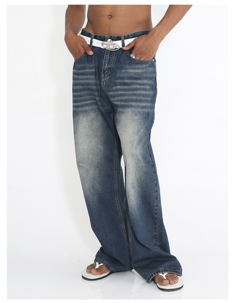 faded y2k hiphop baggy jeans