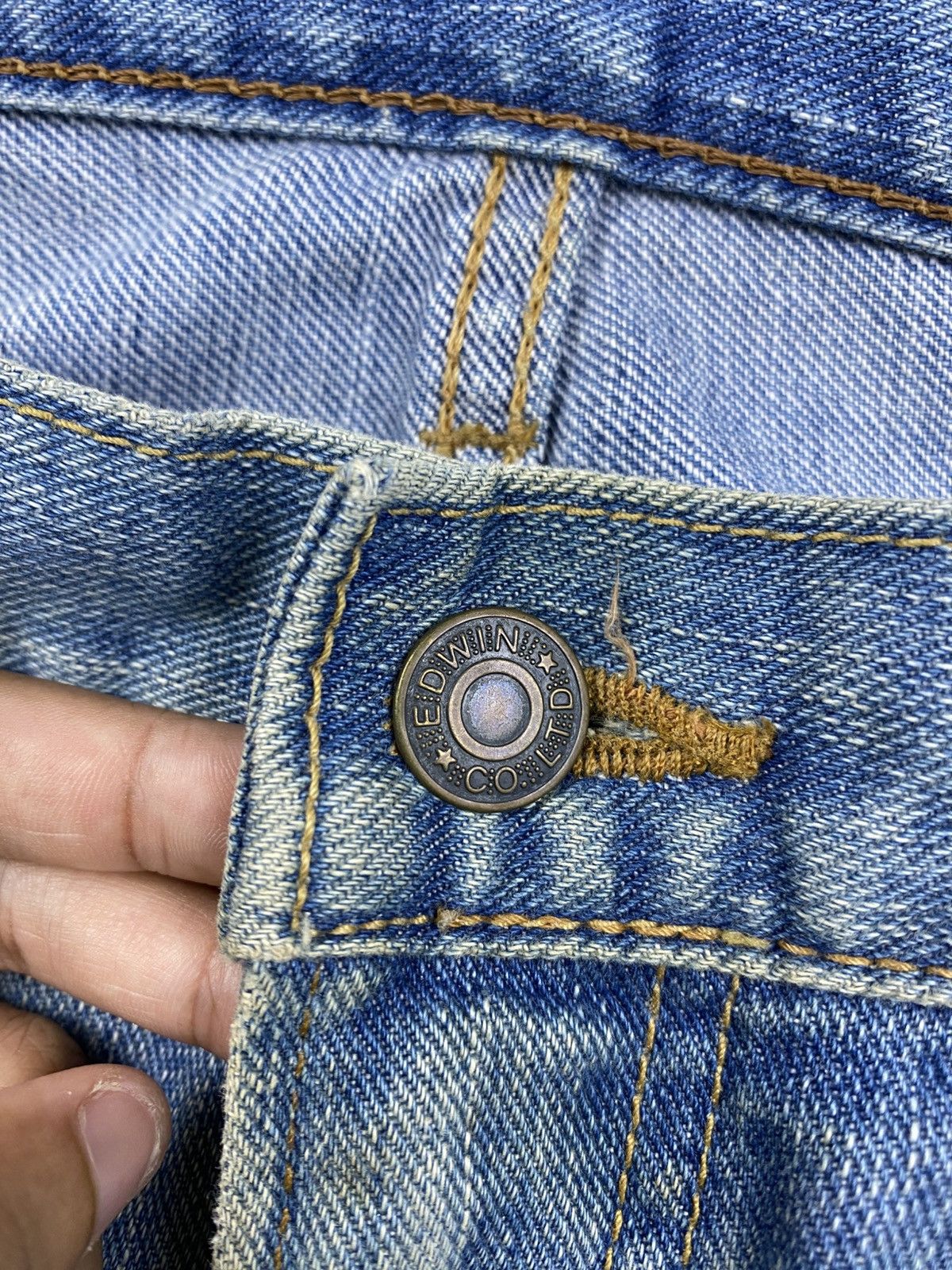 Edwin 90s Edwin Japan Distressed Denim Jeans Size US 32 / EU 48 - 11 Thumbnail