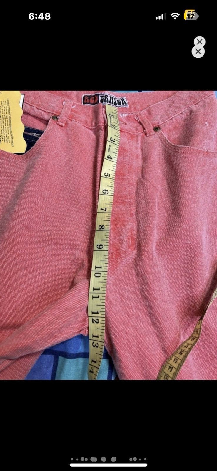 ***FINAL DROP***RARE BNWT 1991 RED ERASER PIGMENT DENIM 30