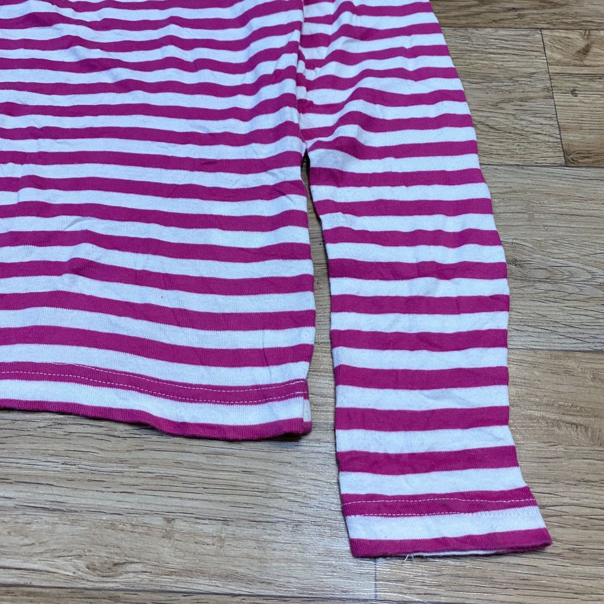 Beams Plus 2000s Beams Boy Stripe Pink Long Sleeve T-Shirt Size US XXS / EU 40 - 3 Thumbnail