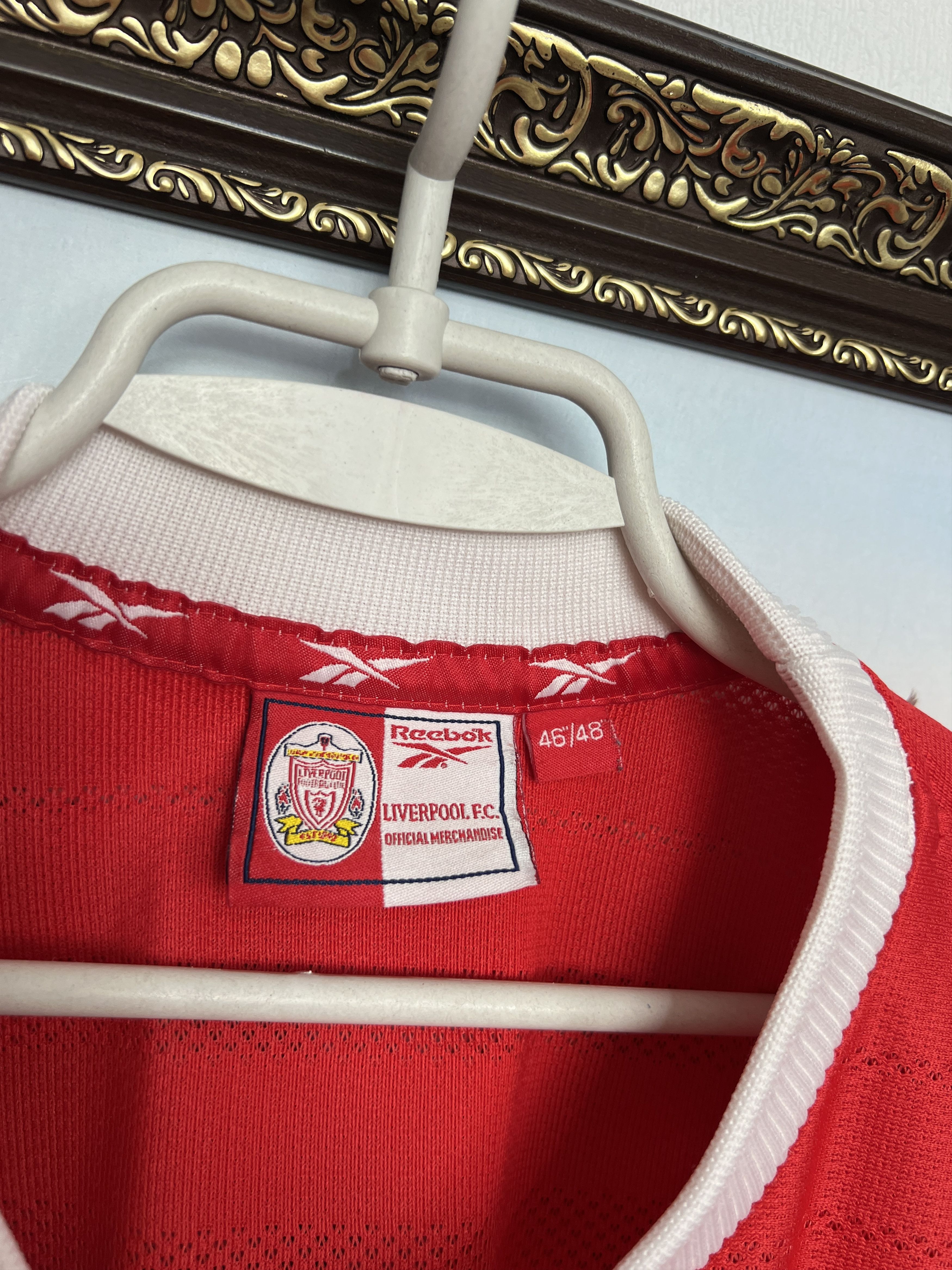 Reebok Liverpool Home football shirt 1998 Soccer Jersey Trikot Size US XXL / EU 58 / 5 - 4 Thumbnail