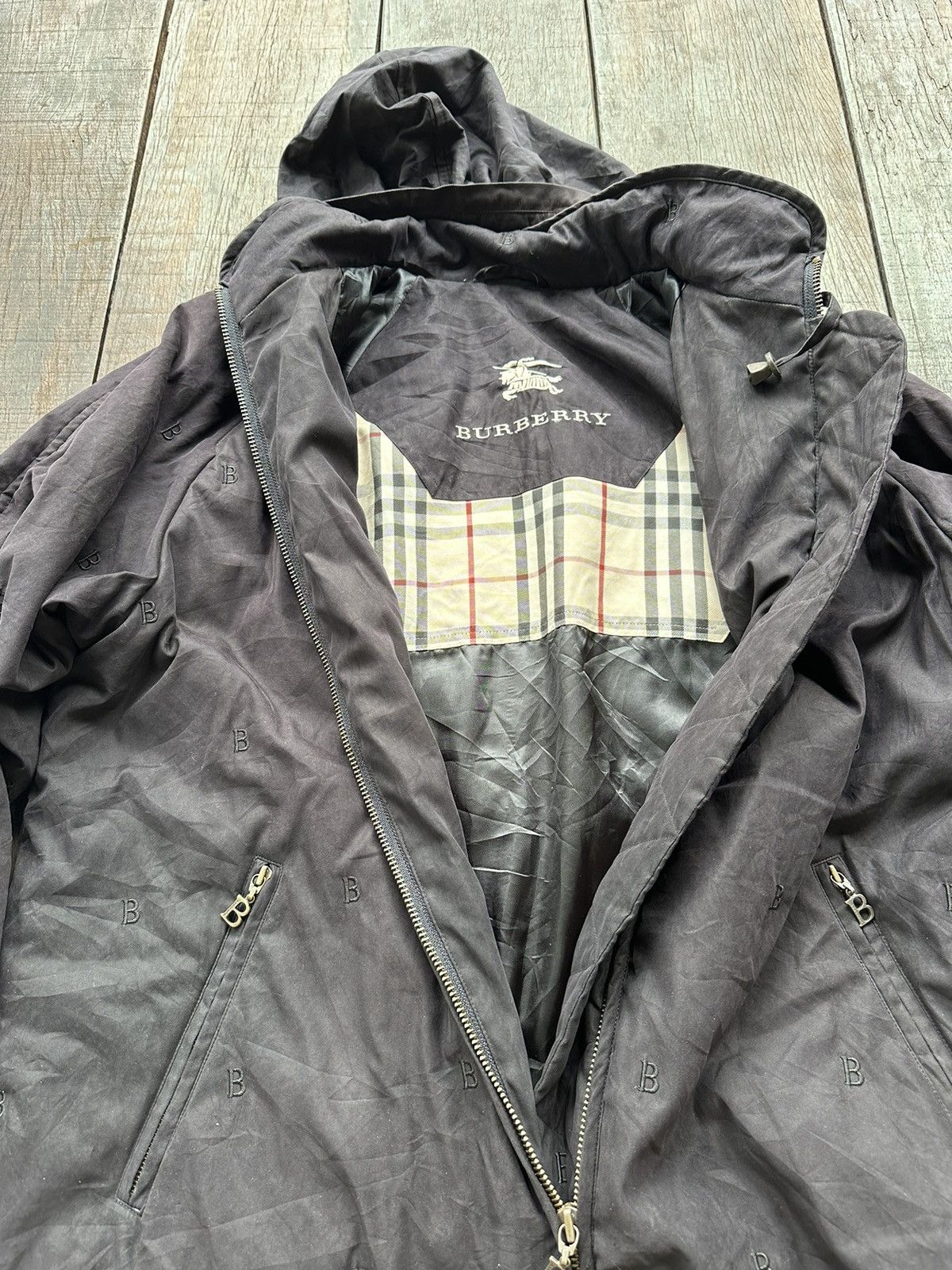 Burberry Burberry long jacket rare design Size US L / EU 52-54 / 3 - 9 Thumbnail