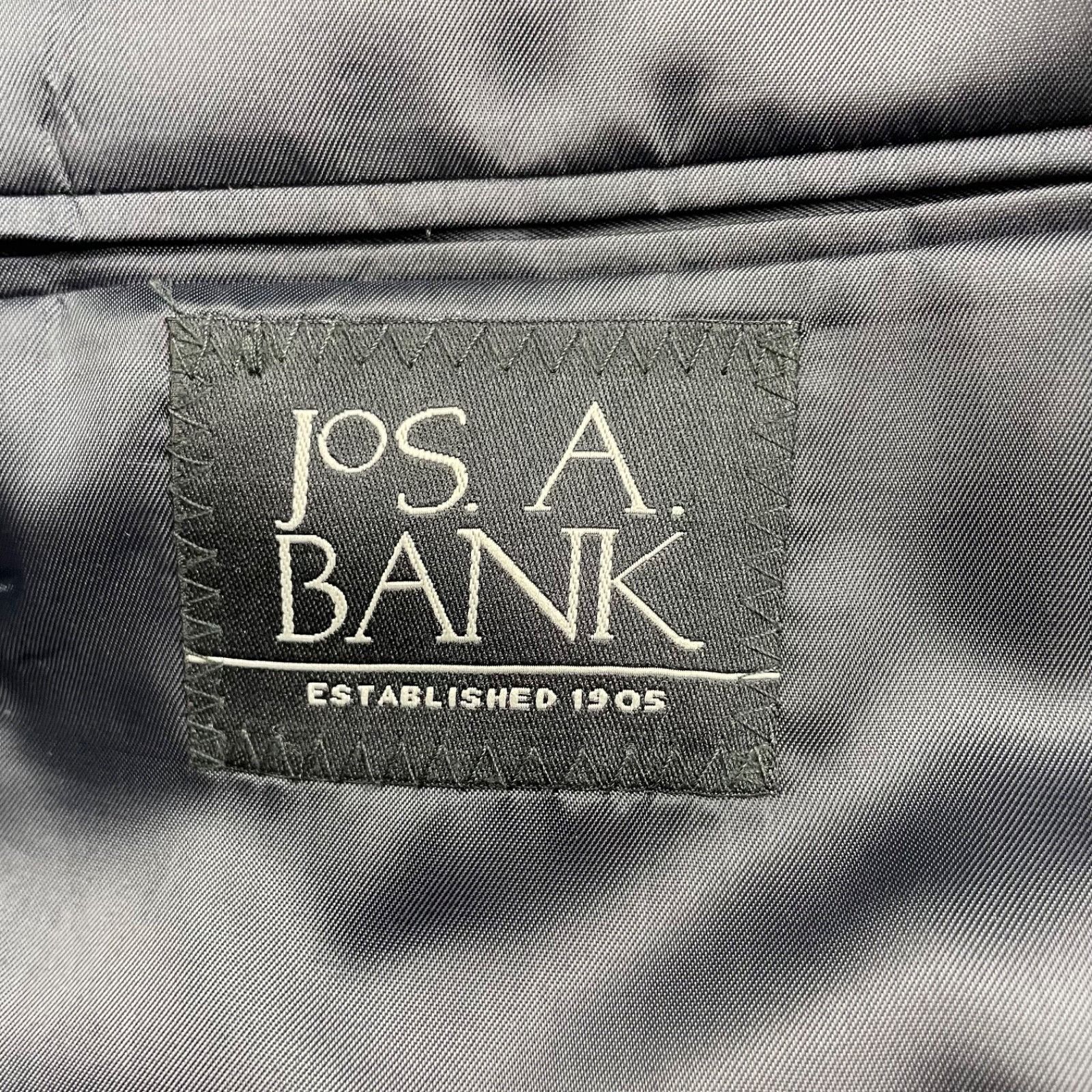 Jos. A. Bank Jos. A Bank Men’s 100% Wool 2-Button Blazer Jacket Blue Herr Size 40R - 6 Thumbnail