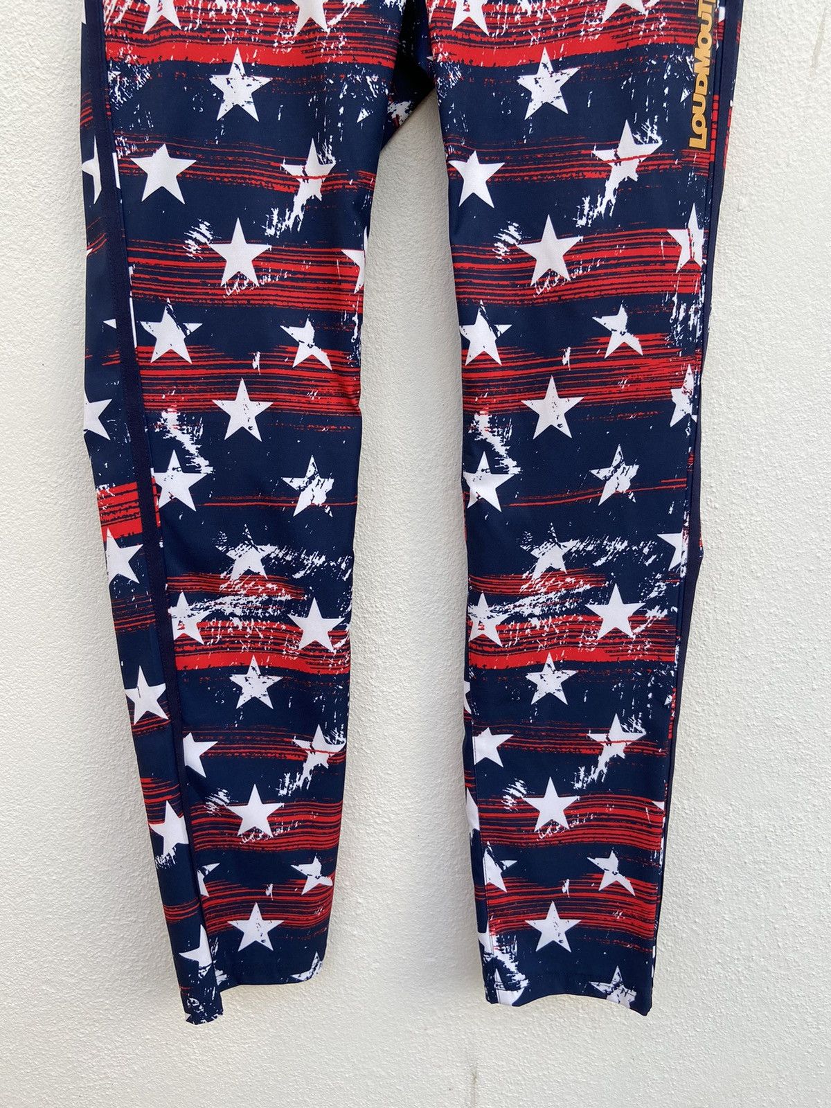 Japanese Brand 🔥 Loudmouth pants Americana flag Loudmouth golf pants Size US 30 / EU 46 - 4 Thumbnail