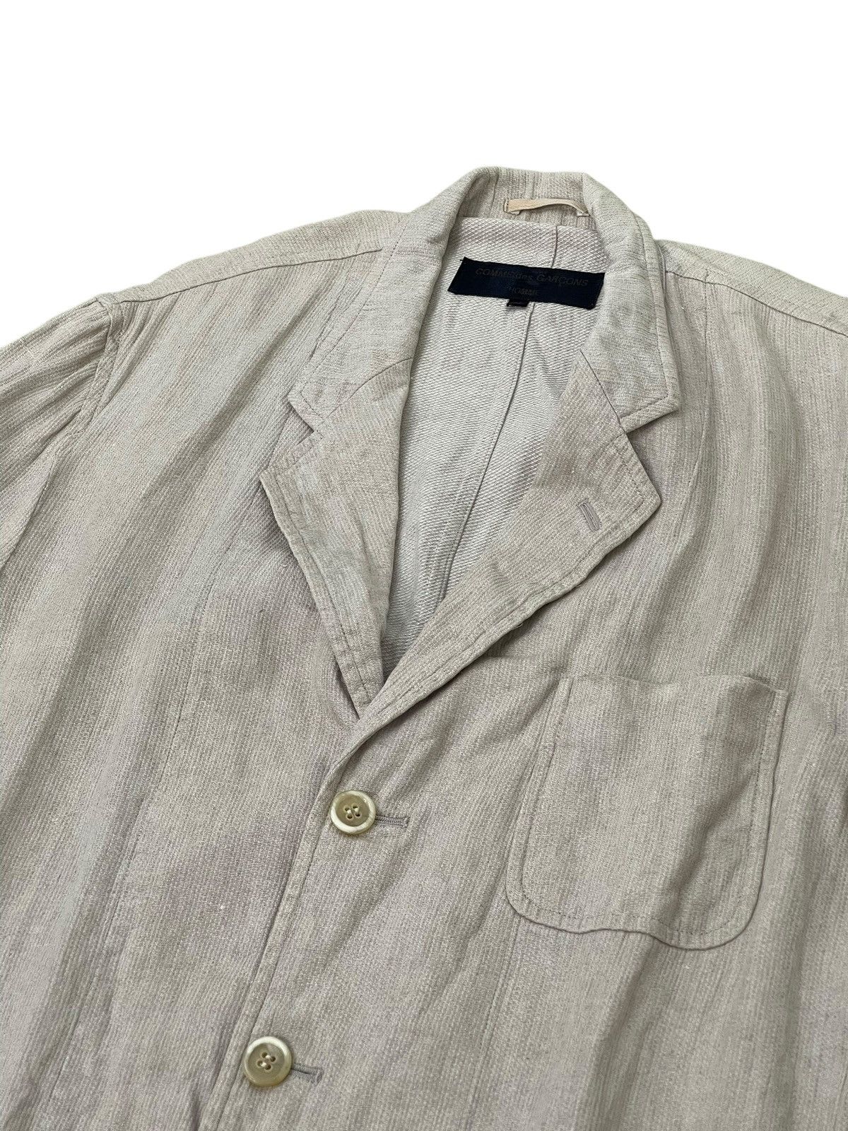 Comme des Garcons AD 1997 CDGH 100% Linen Hemp Chore Jacket 6🟩0 Size US M / EU 48-50 / 2 - 7 Thumbnail