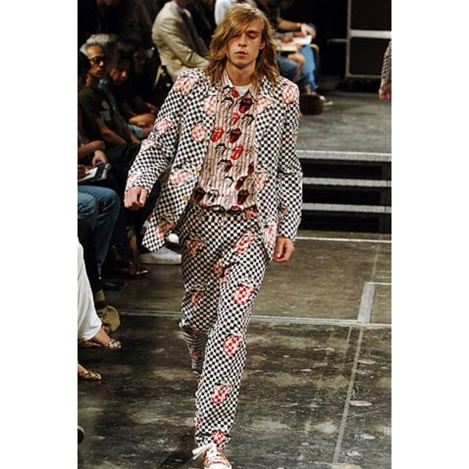 Comme des Garcons × Rei Kawakubo × The Rolling Stones Comme Des Garcons Homme Plus x The Rolling Stones AD2005 Size US S / EU 44-46 / 1 - 1 Thumbnail