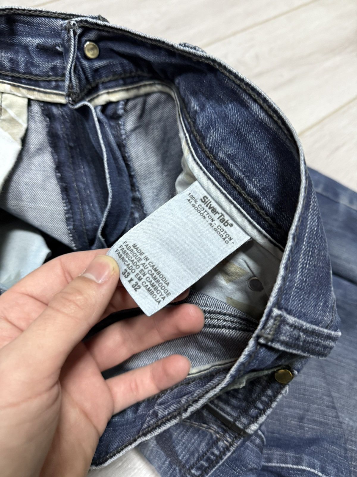 Levi's Levis Silver tab vintage denim pants jeans Size US 33 - 7 Thumbnail