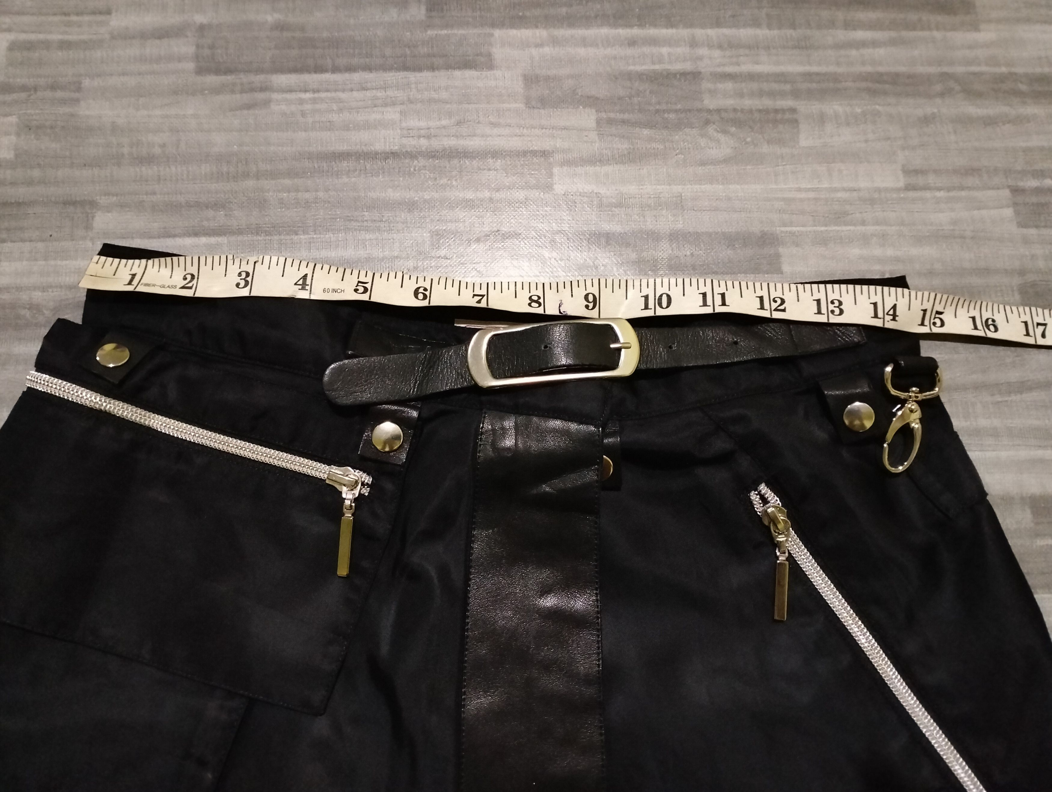 If Six Was Nine Luisa Modesti Bondage Mini Skirt Seditionaries Style Size 29" - 5 Thumbnail