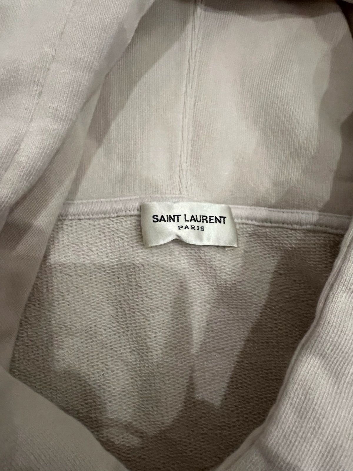 Yves Saint Laurent Saint Laurent Animal Print Logo Hoodie Beige Size US M / EU 48-50 / 2 - 5 Thumbnail