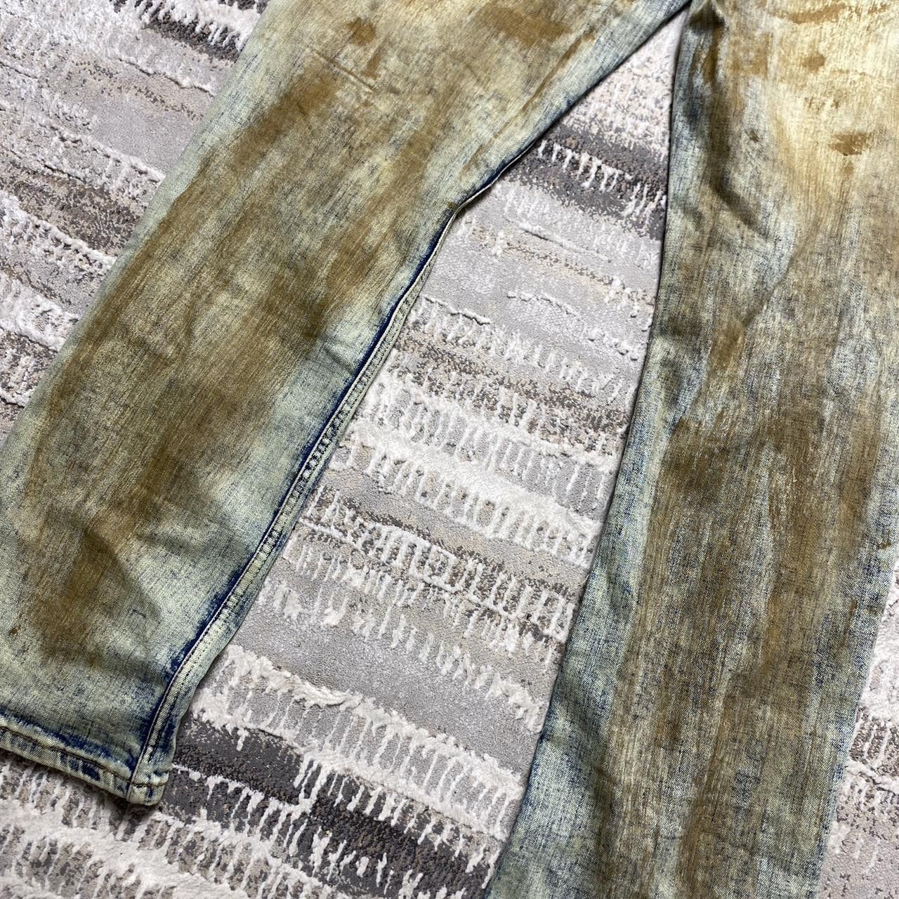 Japanese Brand 00s Rock Rebel Rugged Jeans Size US 34 / EU 50 - 8 Thumbnail