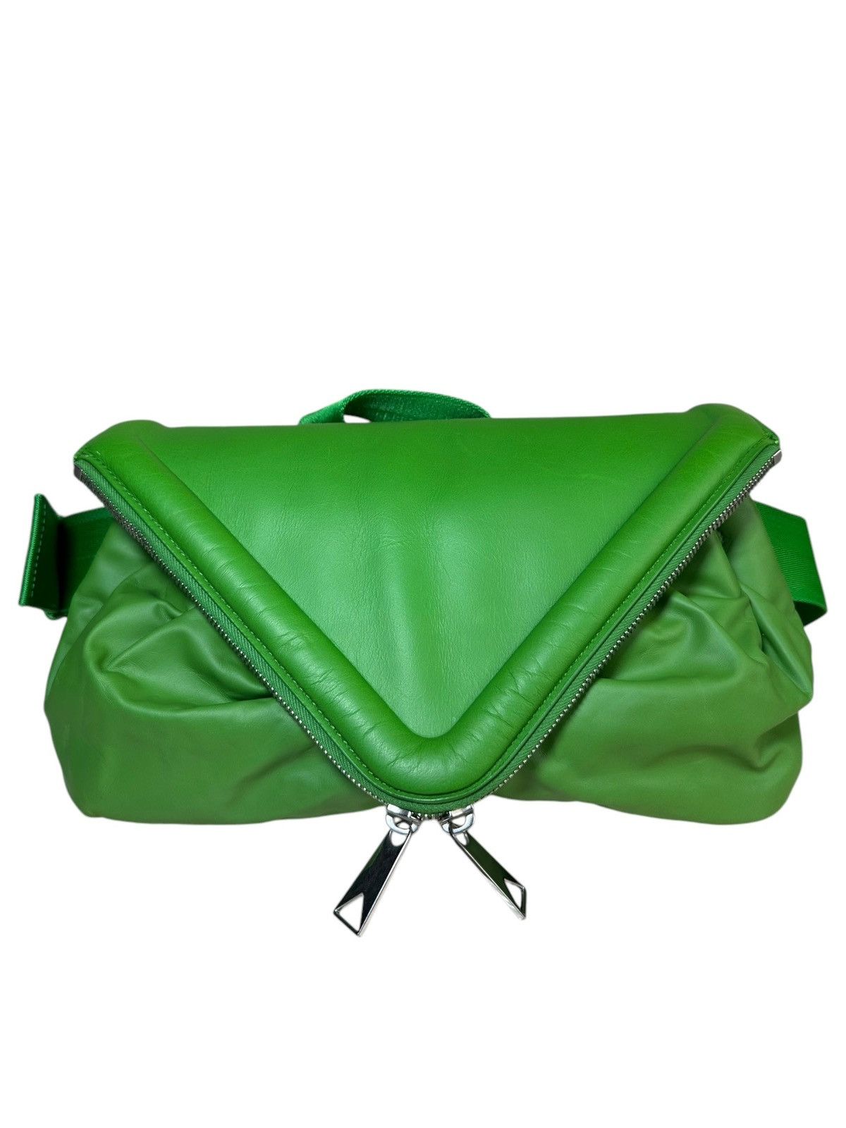 Bottega Veneta Bottega Veneta Green Leather Belt Bag – Made in Italy Size ONE SIZE - 1 Thumbnail
