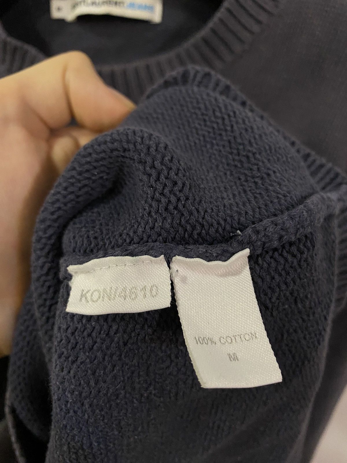 Yves Saint Laurent Grey YSL Sweater Knit Saint Laurent Jeans Size S / US 4 / IT 40 - 6 Thumbnail