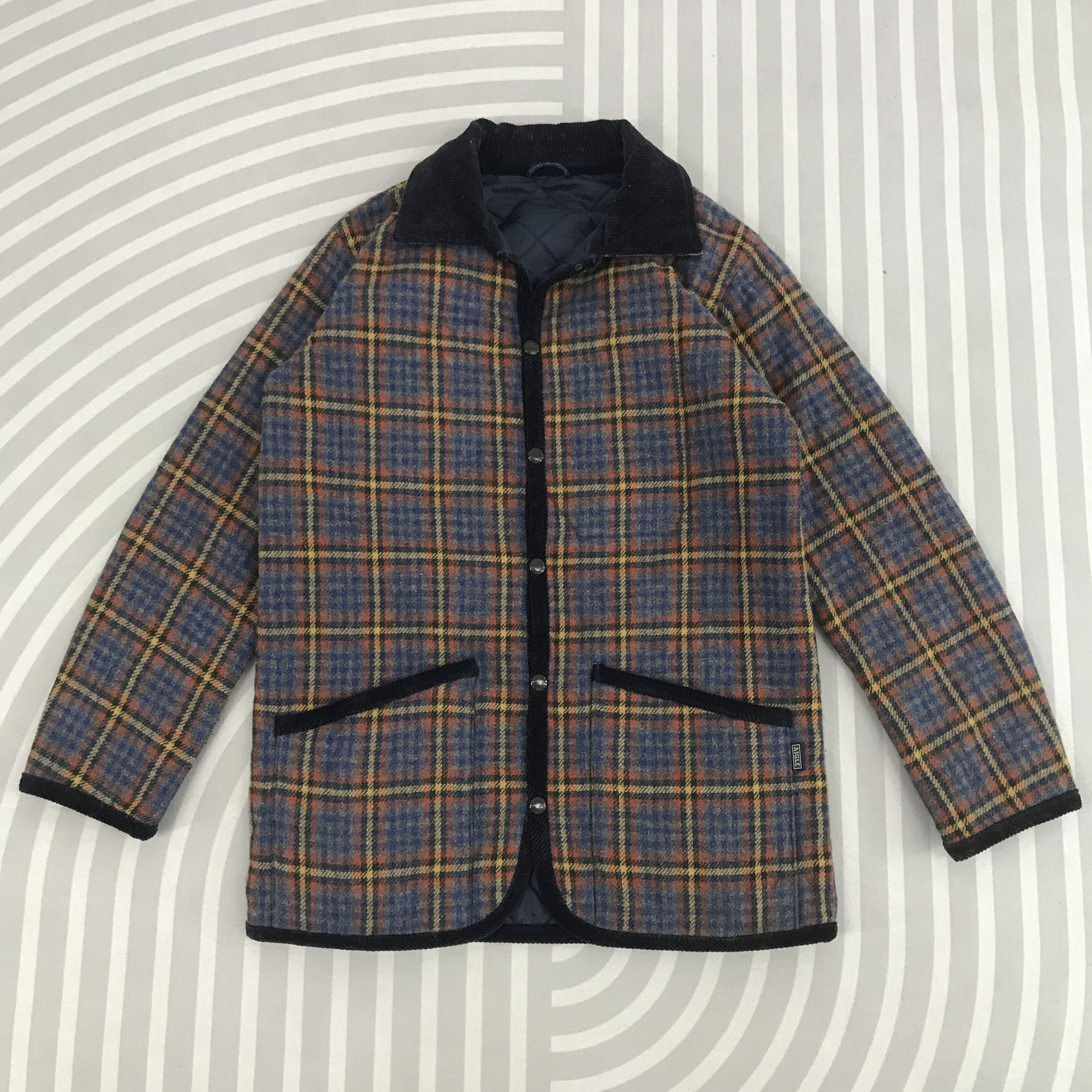 Aigle × Japanese Brand × Vintage Vintage Aigle Wool Snap Button jacket Size US S / EU 44-46 / 1 - 1 Thumbnail