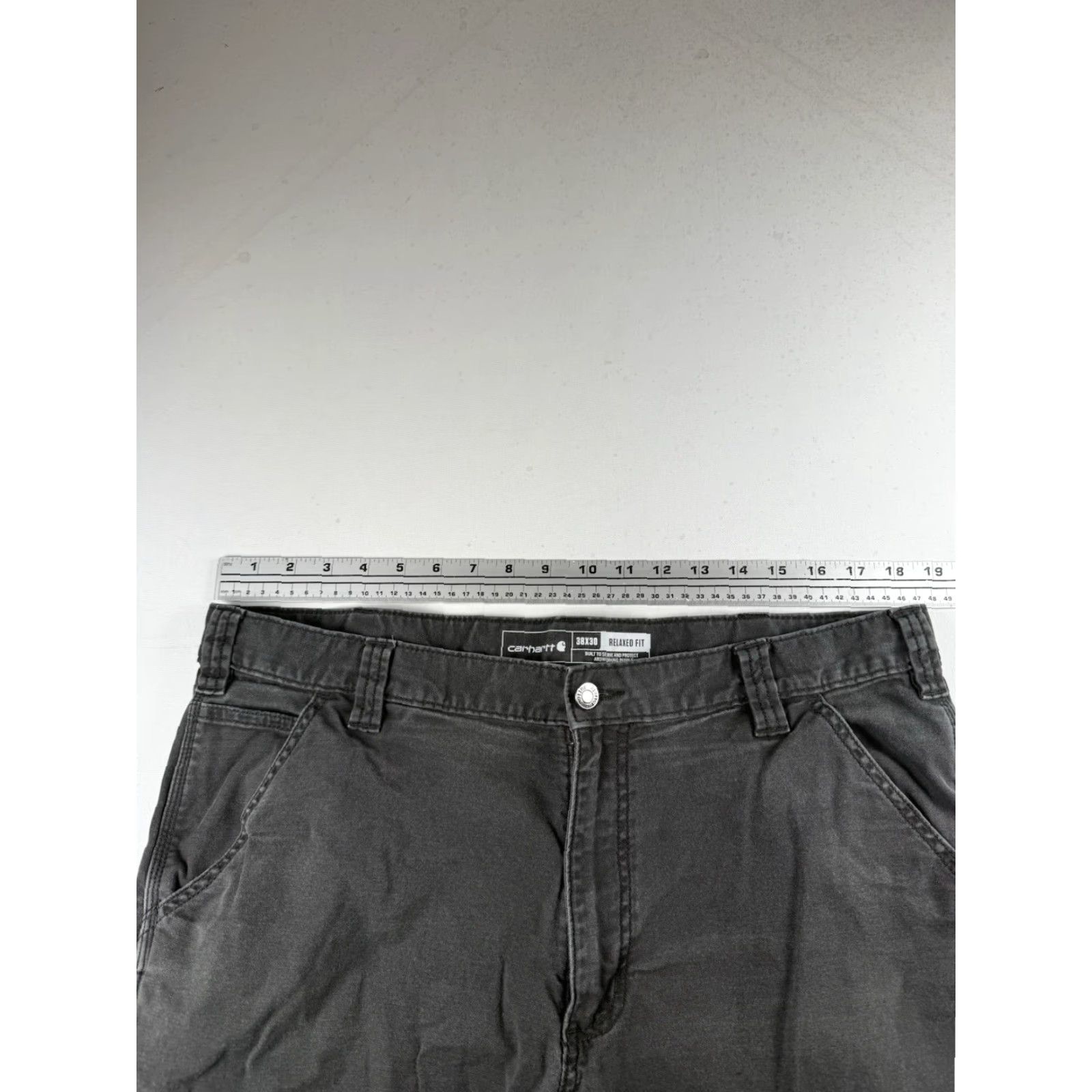 Carhartt Carhartt Pants Canvas Relaxed Men 38x30 Gray Carpenter 649 Size US 38 / EU 54 - 5 Thumbnail