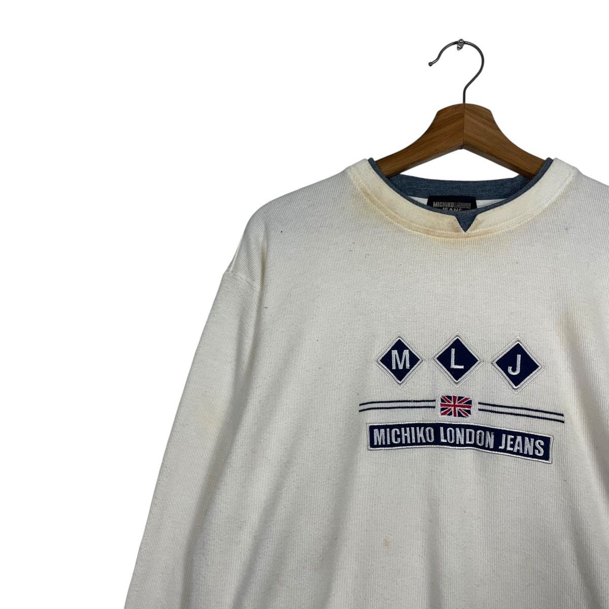 Michiko Koshino London Michiko London Jeans Big Logo Sweatshirt Size US M / EU 48-50 / 2 - 6 Thumbnail