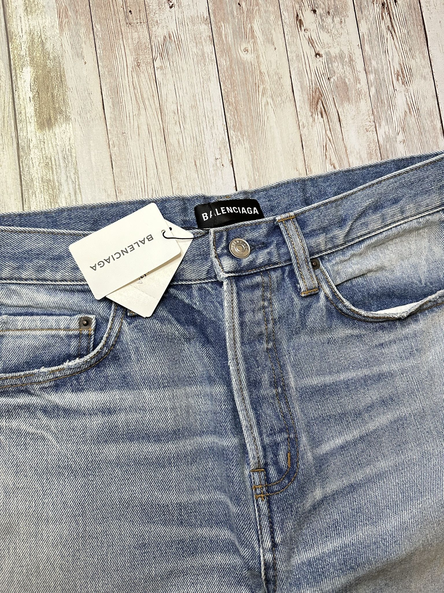 Balenciaga SS18 80'S Dirt Denim Size US 30 / EU 46 - 5 Thumbnail