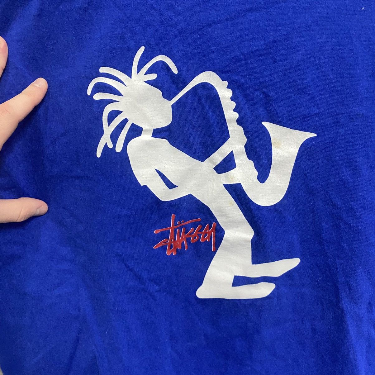 Stussy Vintage Stussy T Shirt Tee Big Logo Baggy 90s Size US L / EU 52-54 / 3 - 15 Thumbnail