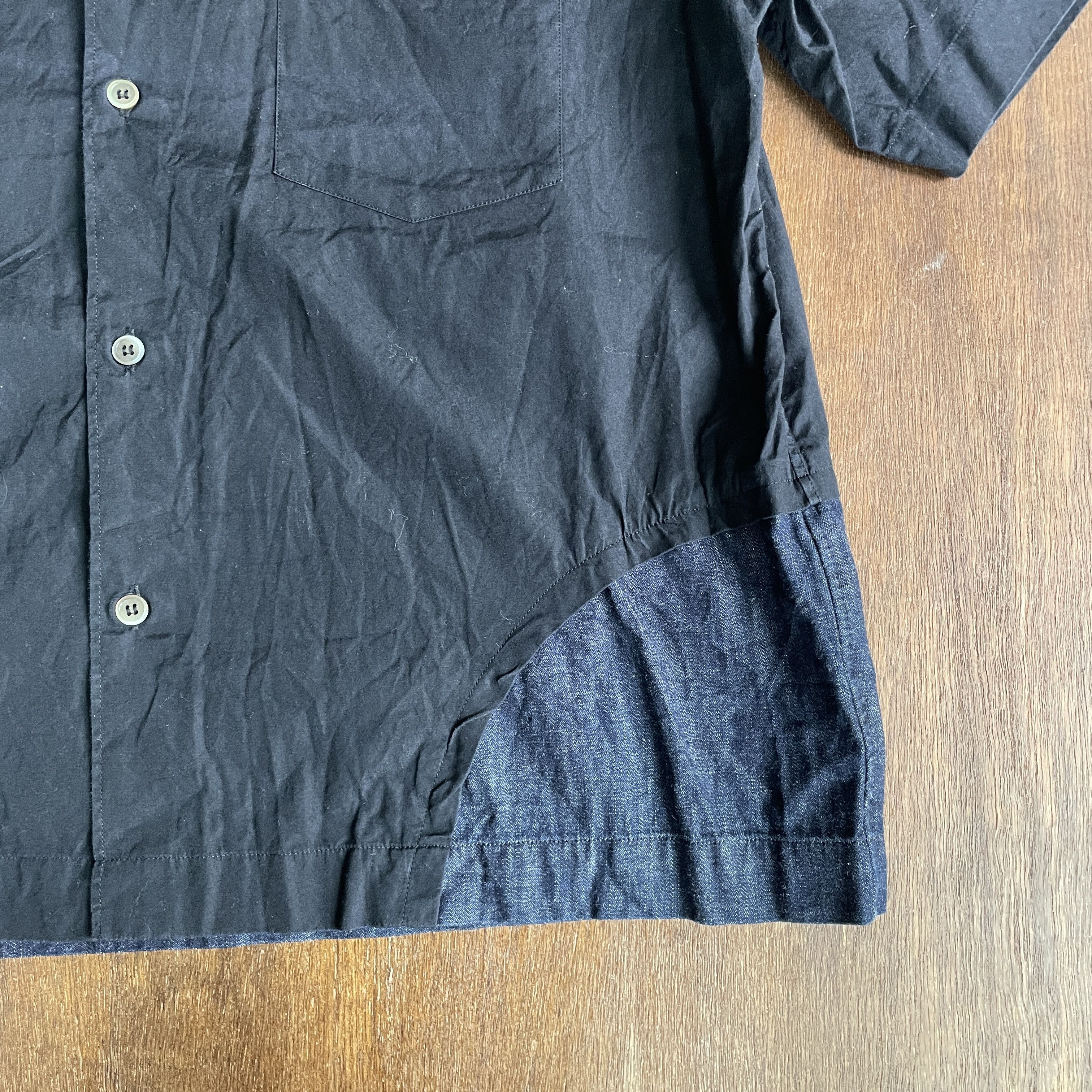 Comme des Garcons Homme Plus COMME des GARCONS HOMME PLUS Boro Shirt 2001 Size US M / EU 48-50 / 2 - 3 Thumbnail