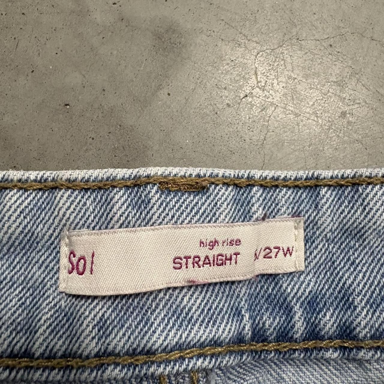 Vintage Crazy Vintage Y2K/2000s Baggy Skater Light Wash Denim Jeans! Size US 26 / EU 42 - 6 Thumbnail