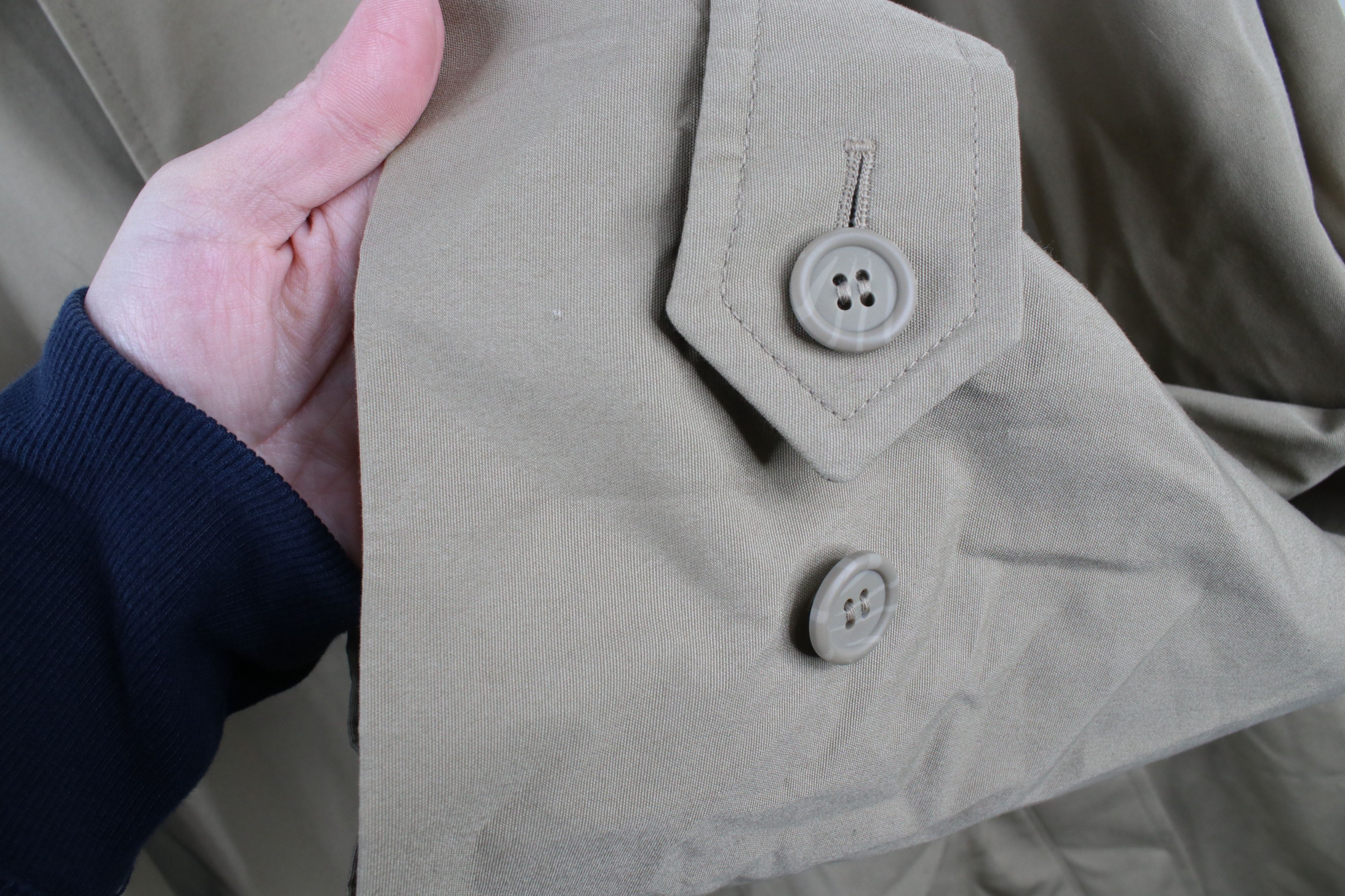 Vintage Vintage 90s Streetwear Lined Trench Coat Rain Jacket Beige Size US XXL / EU 58 / 5 - 5 Thumbnail
