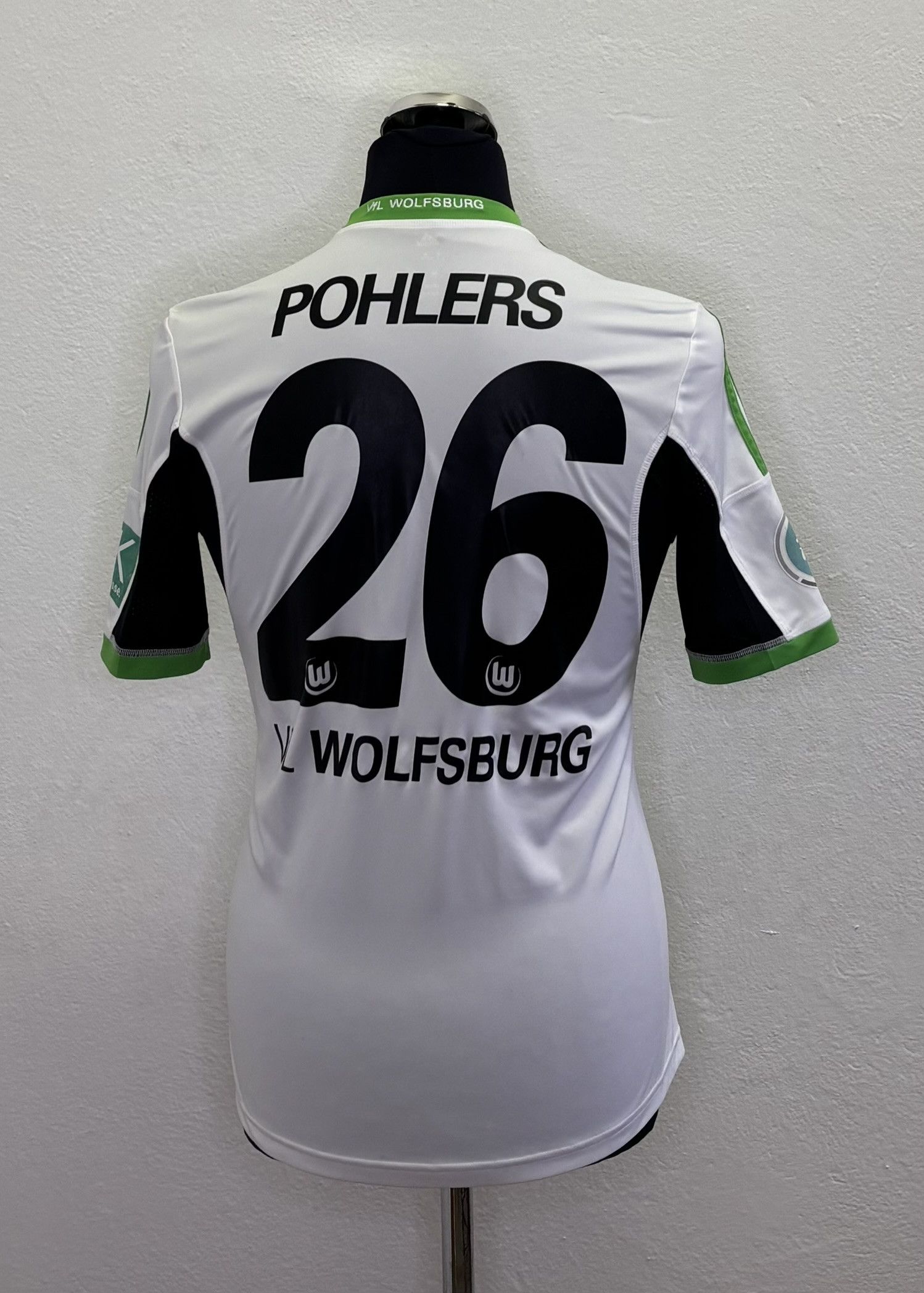 Adidas VfL Wolfsburg 2013/2014 Pohlers #26 Adidas Player Issue Size US S / EU 44-46 / 1 - 1 Thumbnail