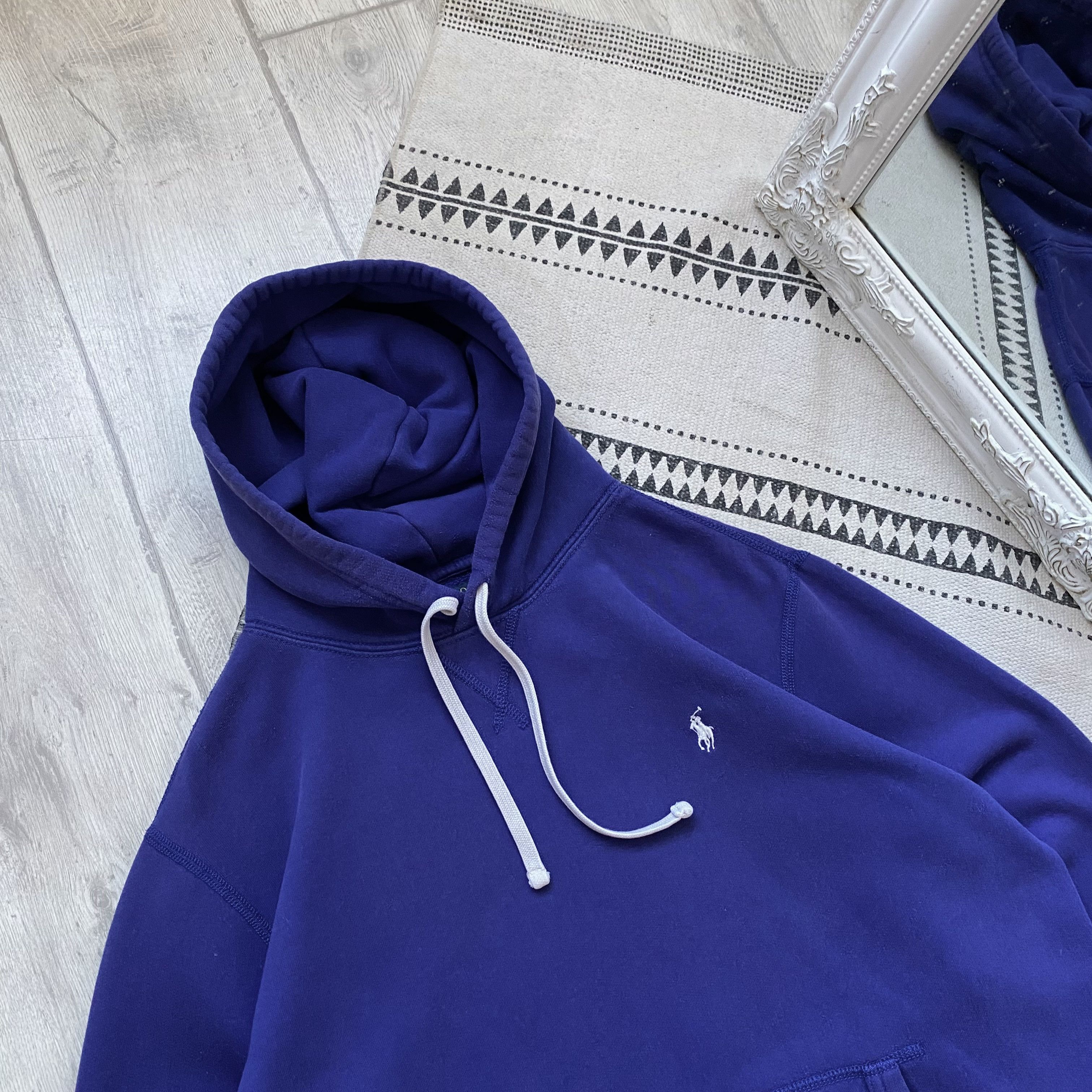 Polo Ralph Lauren 🏇Vintage 00s Polo Ralph Lauren boxy hoodie Y2K Size US M / EU 48-50 / 2 - 2 Thumbnail