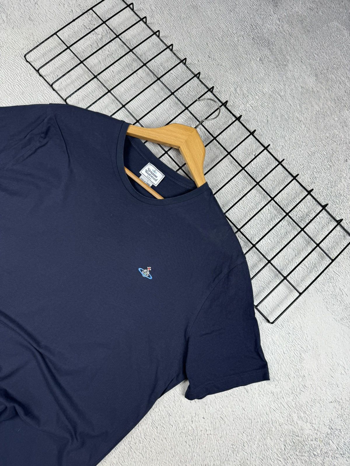 Vintage × Vivienne Westwood Vintage Vivienne Westwood Basic Logo Blue Tee Oldmoney Size US XL / EU 56 / 4 - 2 Thumbnail