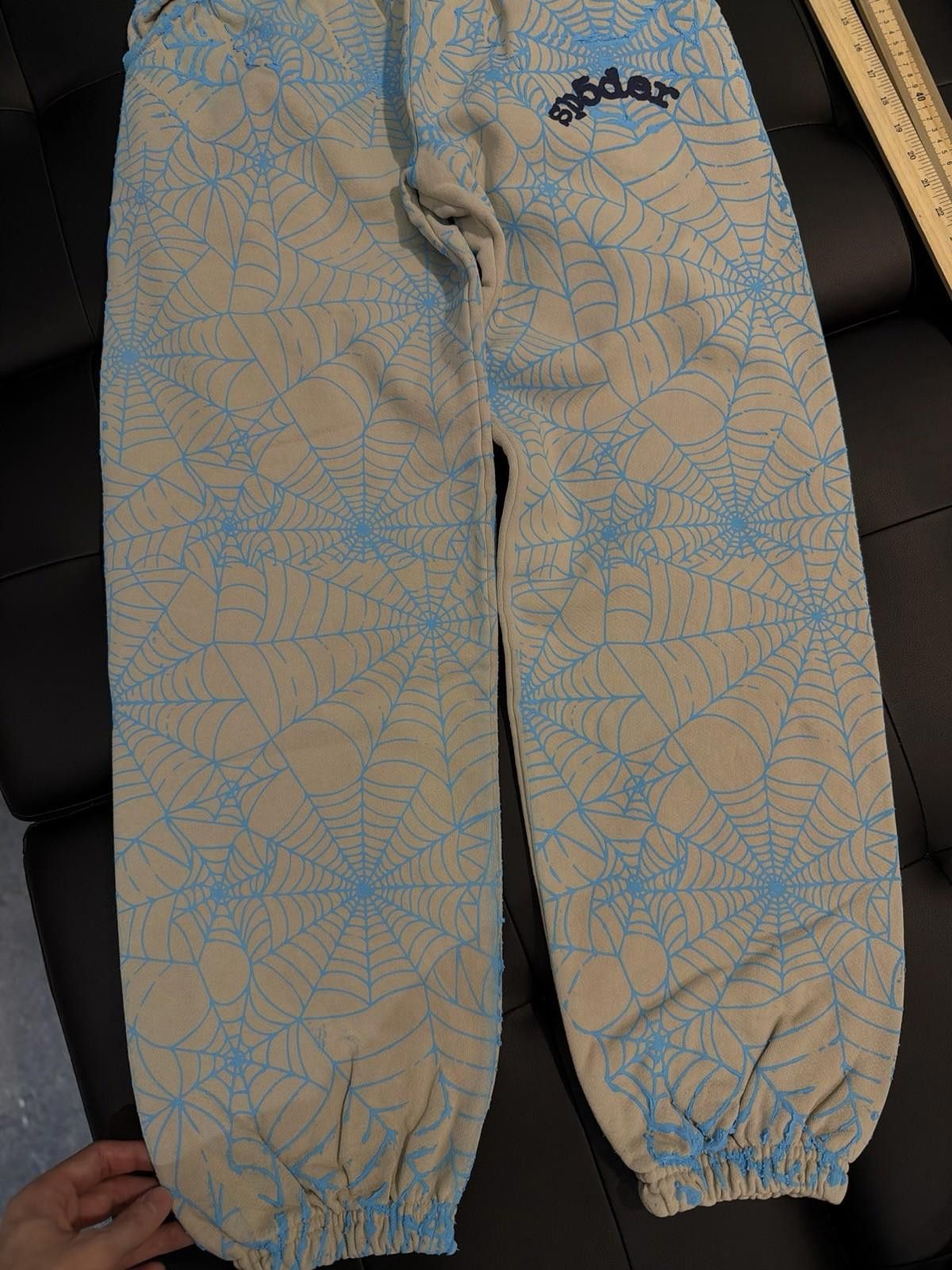 Sp5der Size S - Sp5der Worldwide Blue Sweatpants Spider Authentic Size US 30 / EU 46 - 7 Thumbnail