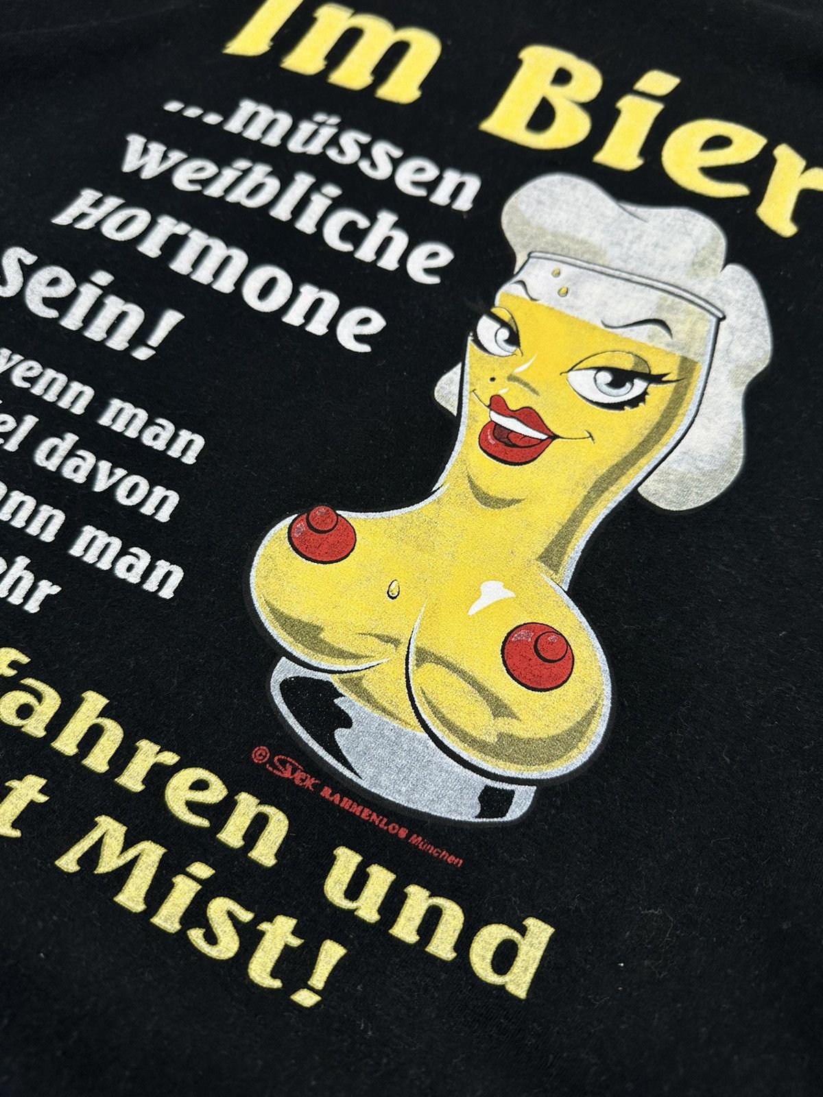 Vintage Beer T-Shirts Humor Vintage Crazy Logo Size US XL / EU 56 / 4 - 5 Thumbnail