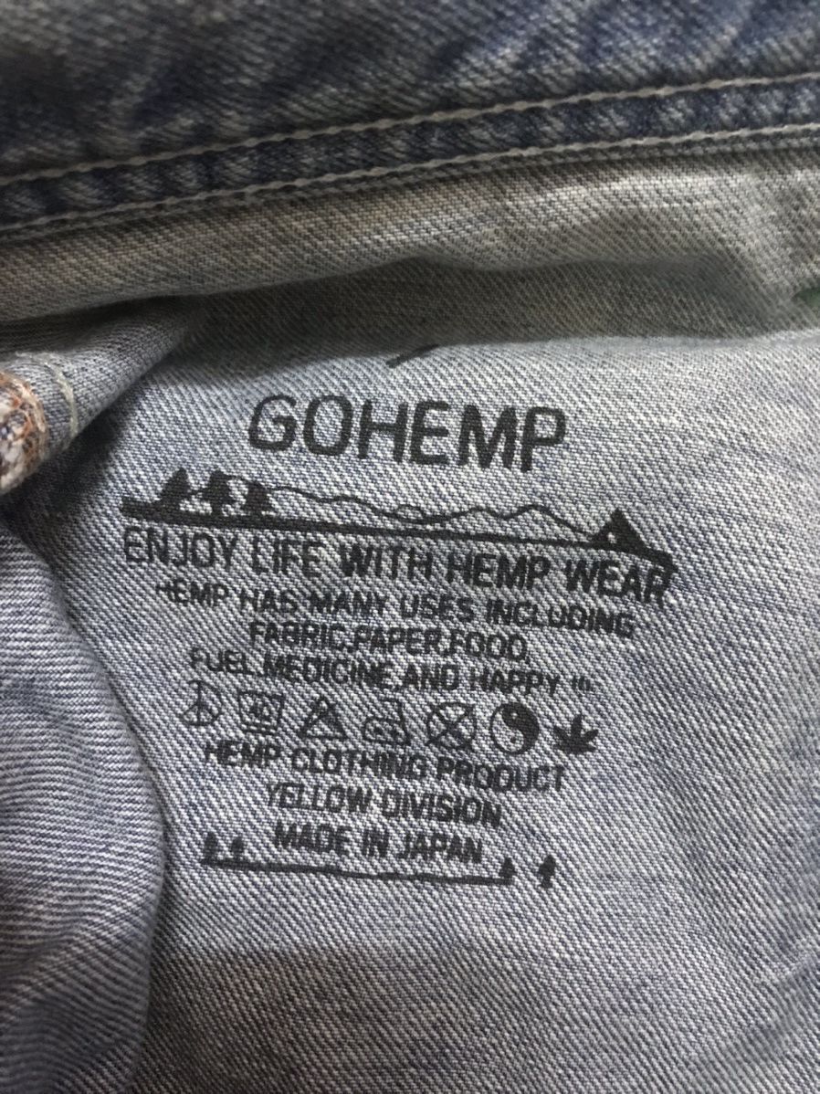 Japanese Brand GO HEMP Japan Archival Gardener Jeans Size US 29 - 16 Thumbnail