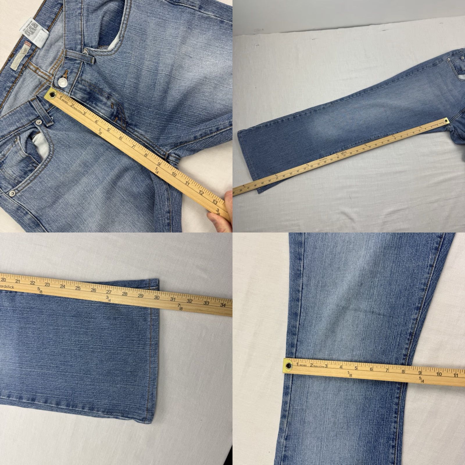 Levi's VINTAGE Levi's 529 Jeans Bootcut Womens 8 Blue Mid Hippster Y2K Hipster 90s? Size 30" / US 8 / IT 44 - 8 Thumbnail