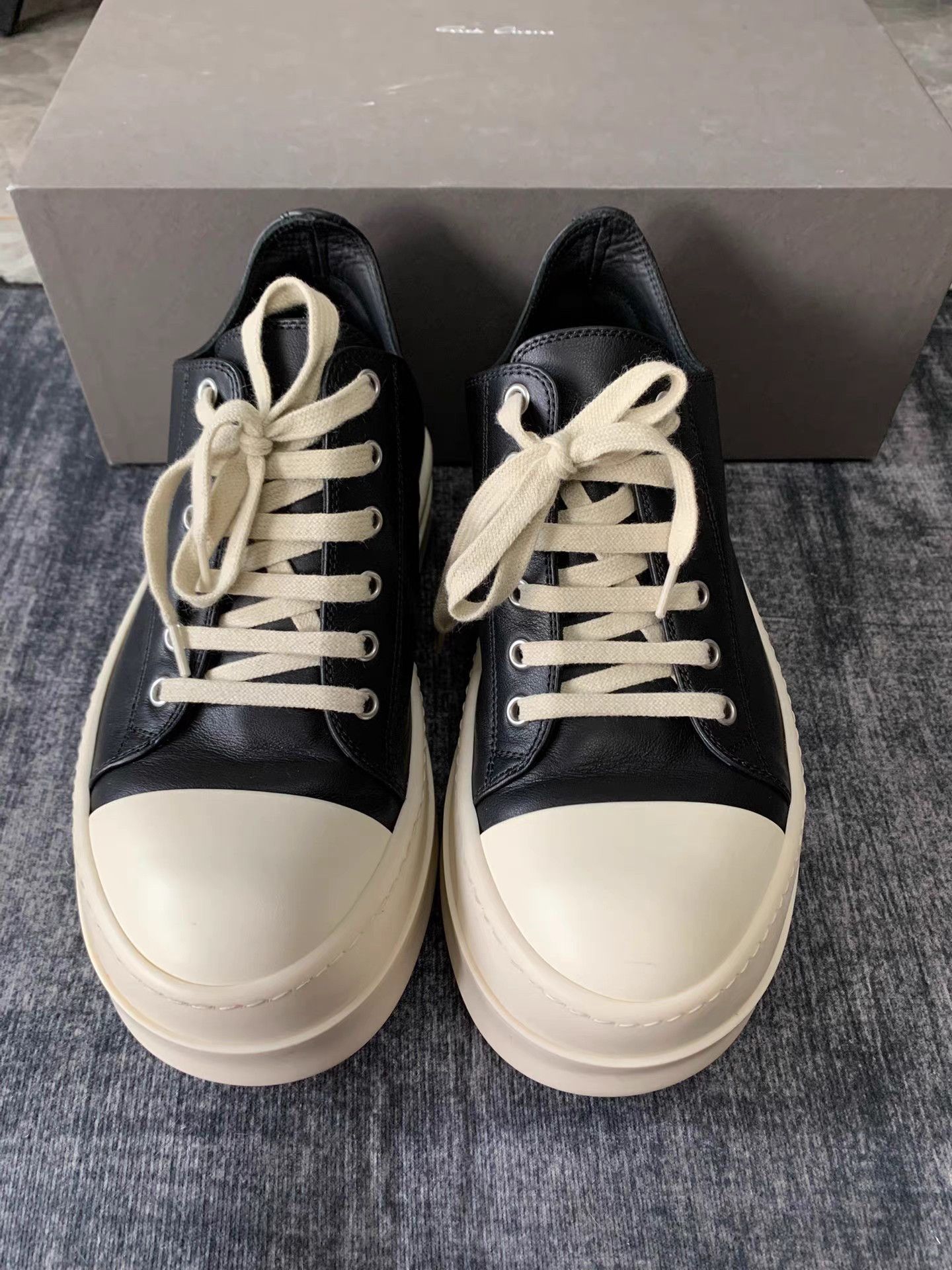 Rick Owens Rick Owens Mainline Thick Sole Low-Top Big Converse Size US 8 / IT 38 - 3 Thumbnail